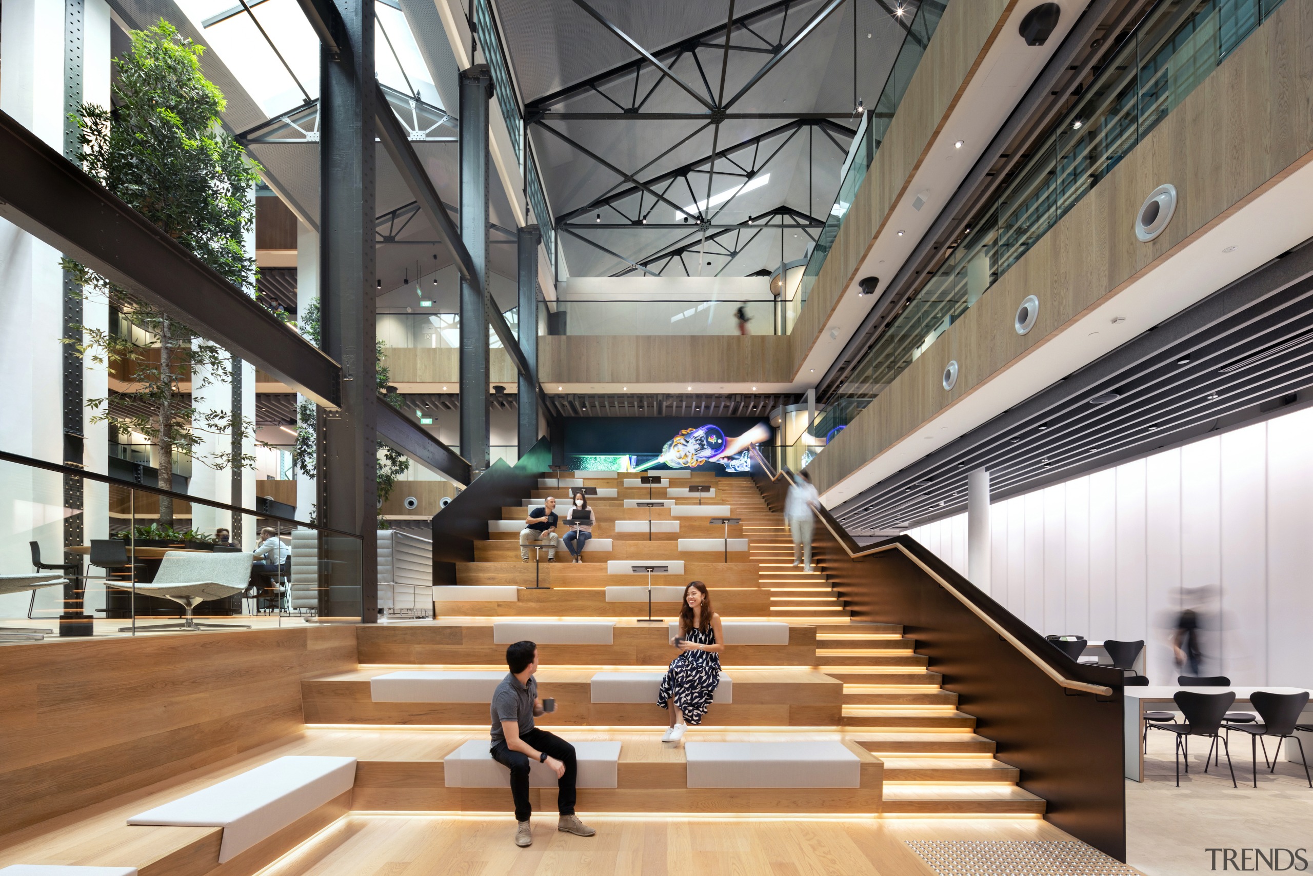 In a building originally designed for machines, the&nbsp;team‘s 