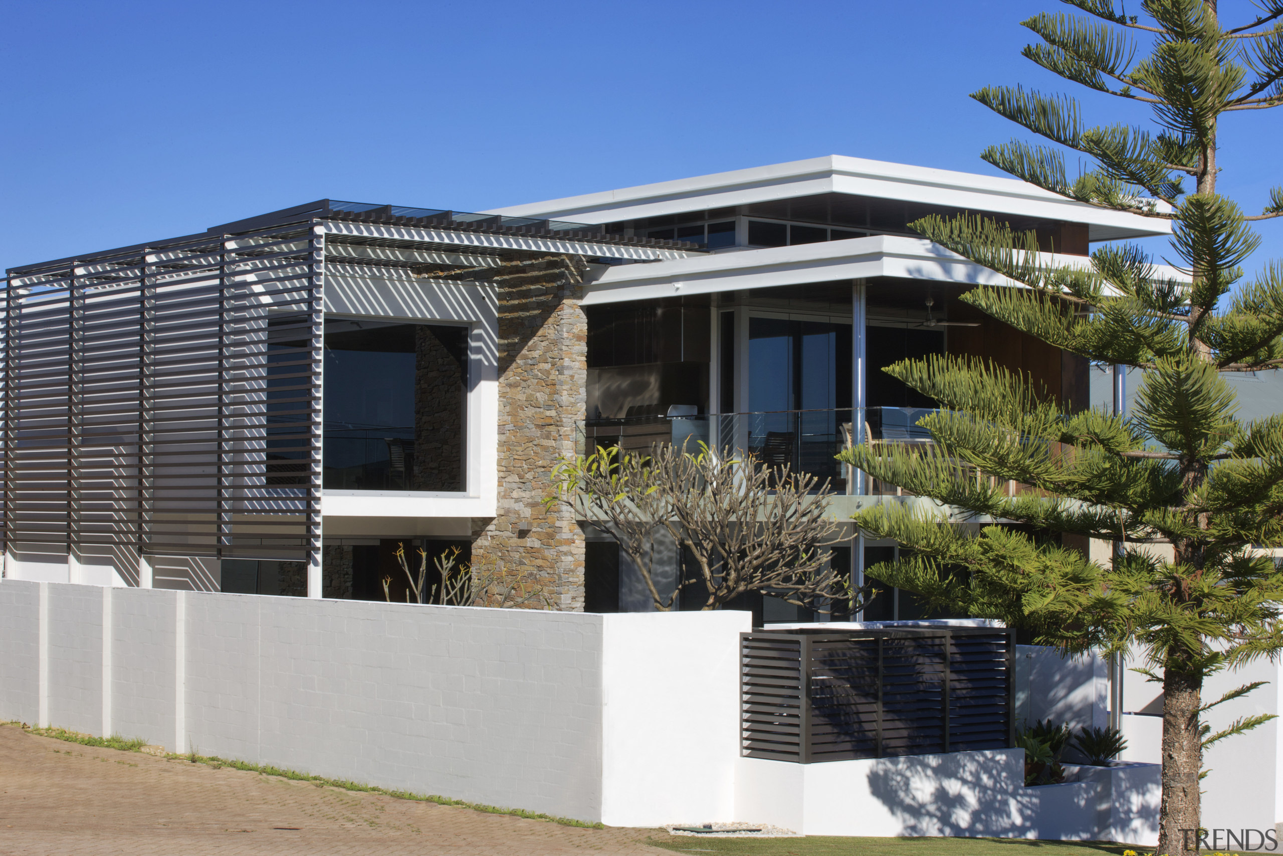 This home was designed by Jason Saunders of architecture, building, cottage, elevation, facade, home, house, neighbourhood, property, real estate, residential area