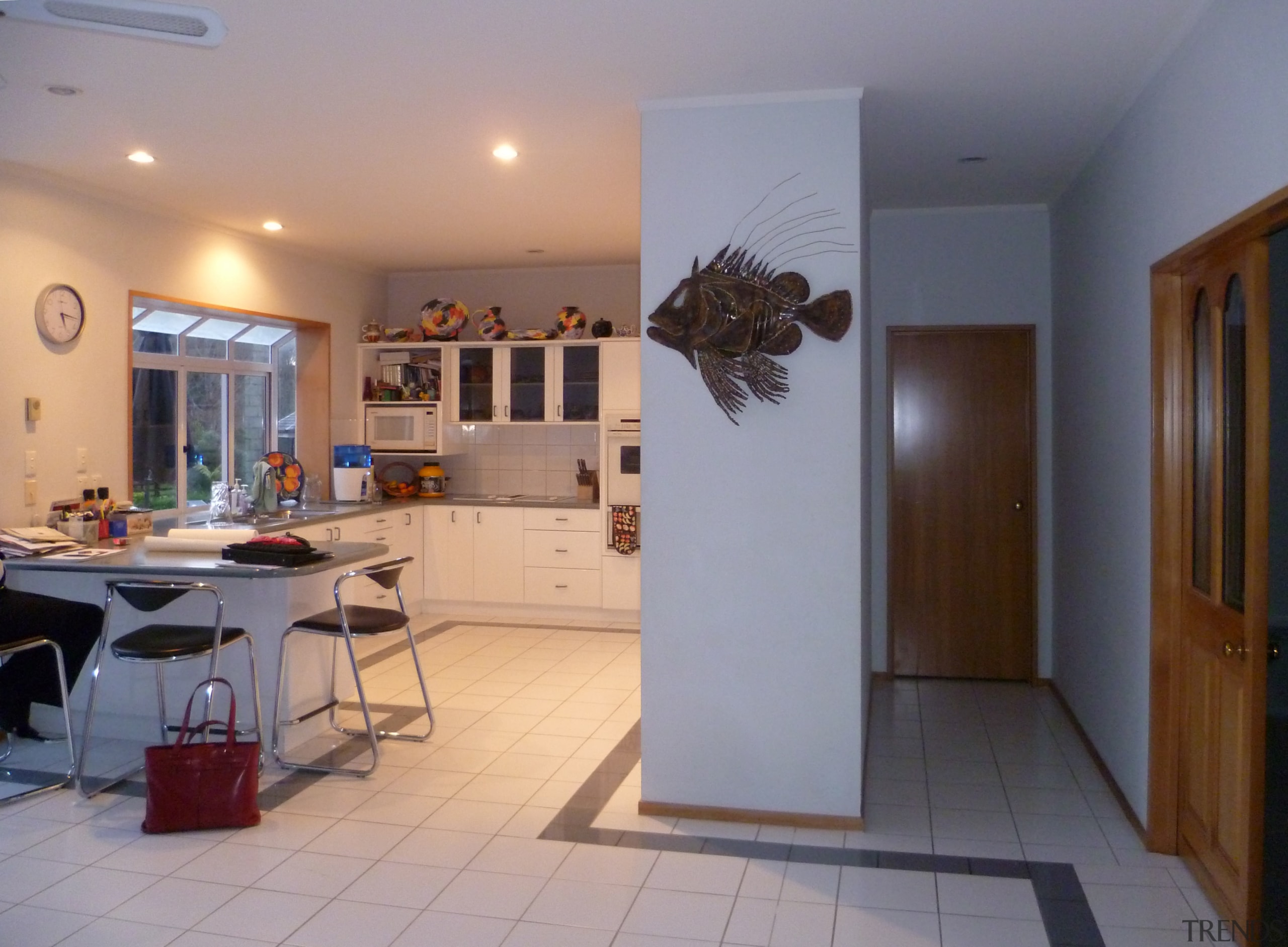 Before image of a renovated kitchen project by countertop, floor, flooring, home, house, interior design, kitchen, property, real estate, room, window, gray