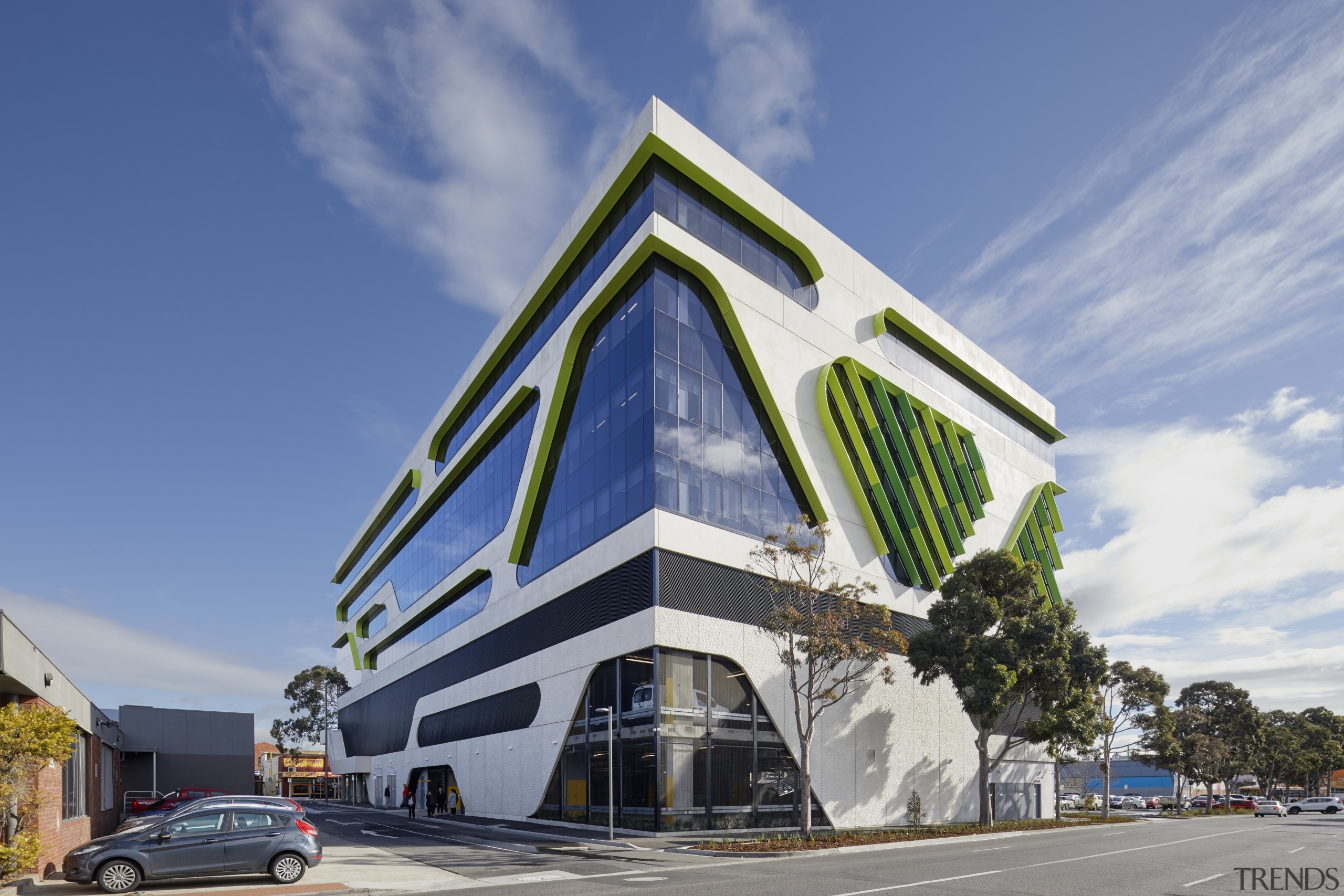 Standing seven-levels tall, the new VicRoads building is architecture, commercial building, facade, VicRoads building, exterior