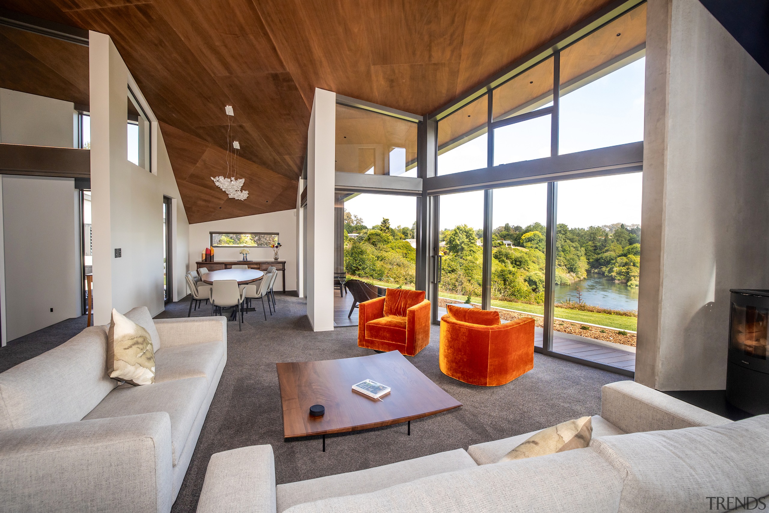 The home is all about connecting with the 