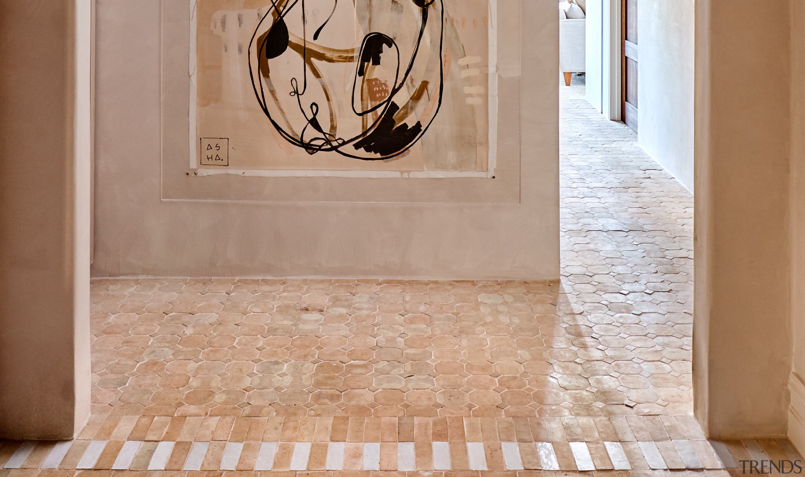 A tactile pleasure, right from the front entry. 