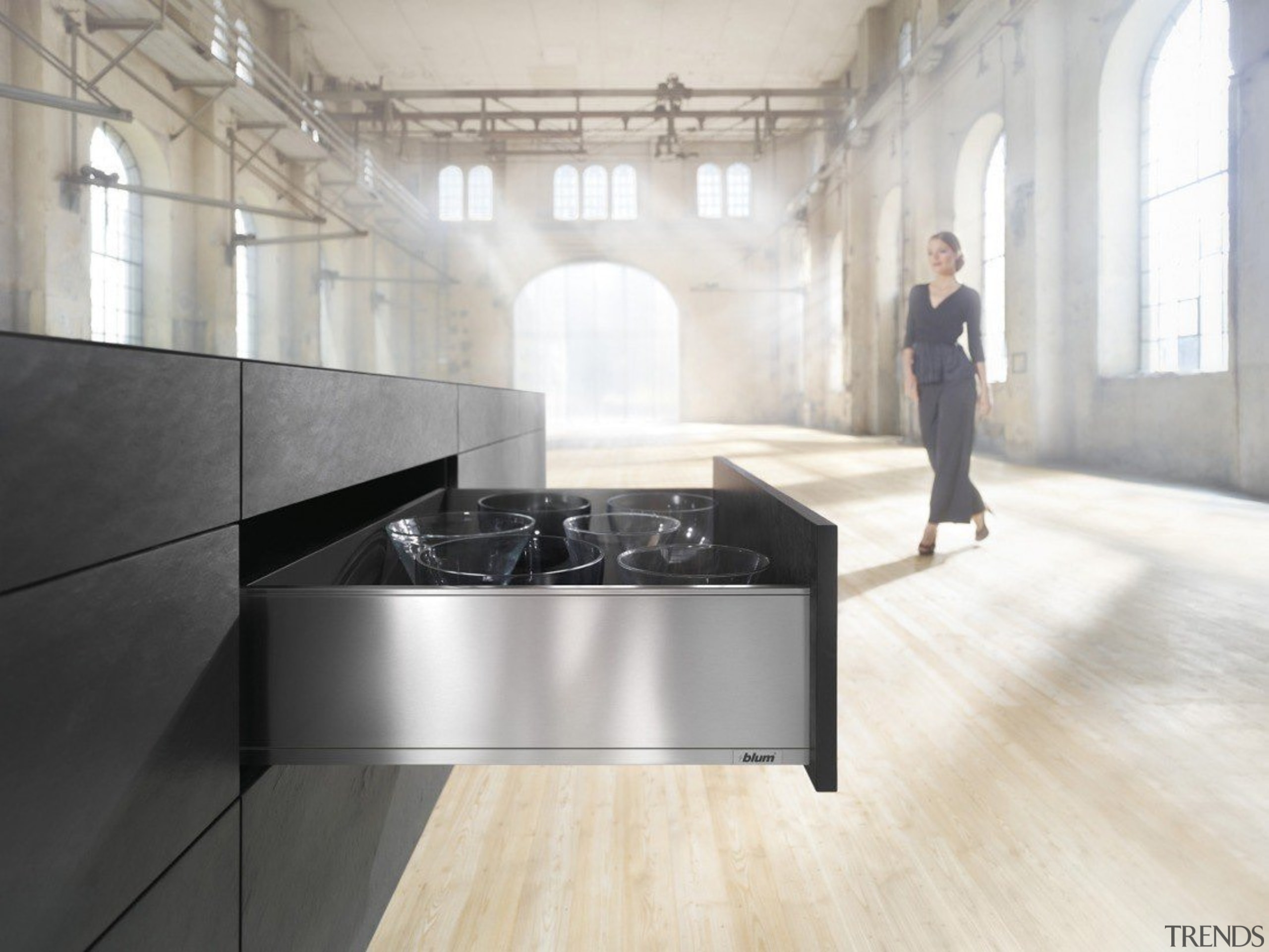 LEGRABOX pure - Box System - floor | floor, flooring, furniture, interior design, product design, table, tile, white