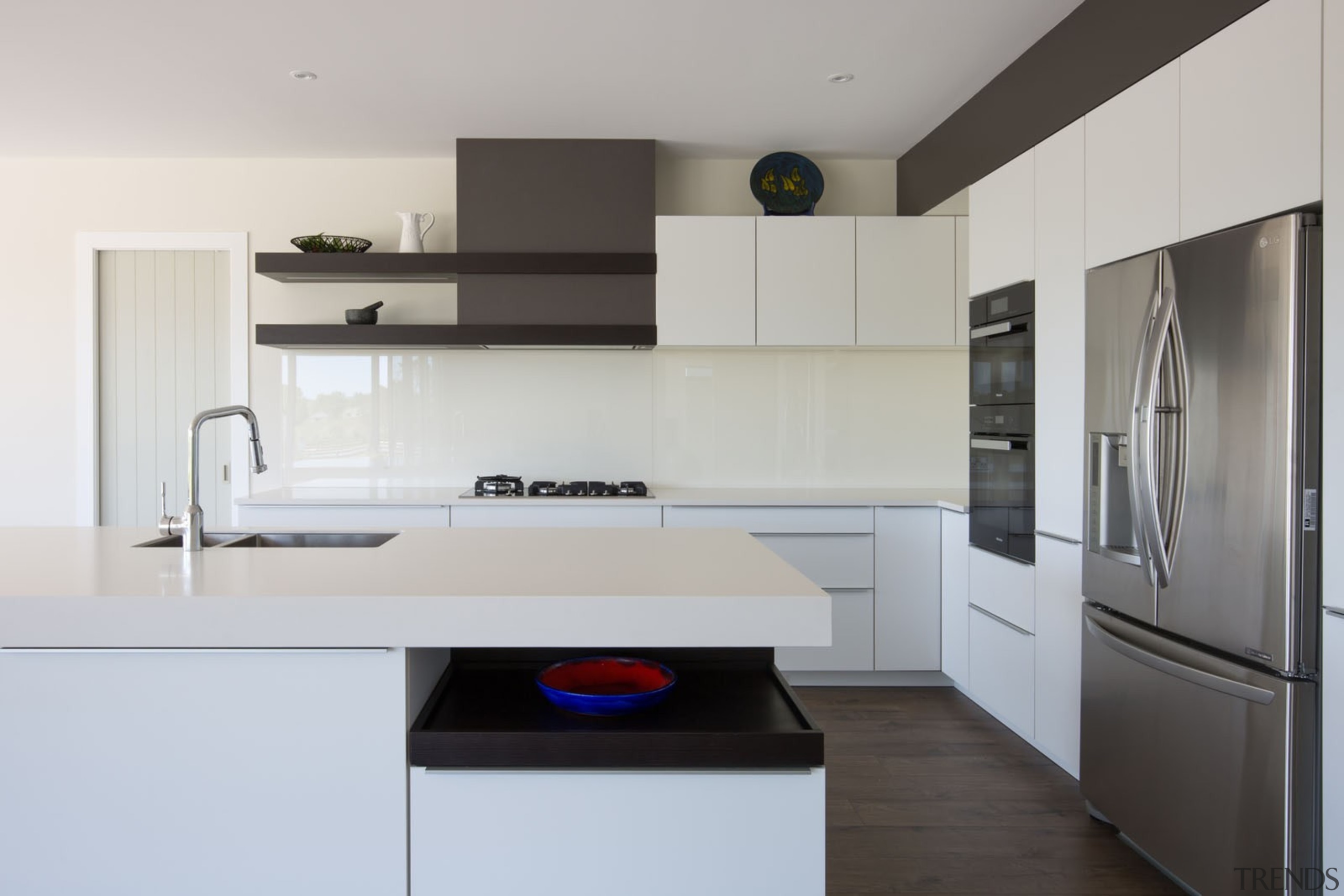 IMGL9876-14 - Dairy Flat Kitcen - cabinetry | cabinetry, countertop, cuisine classique, home appliance, interior design, kitchen, product design, room, gray