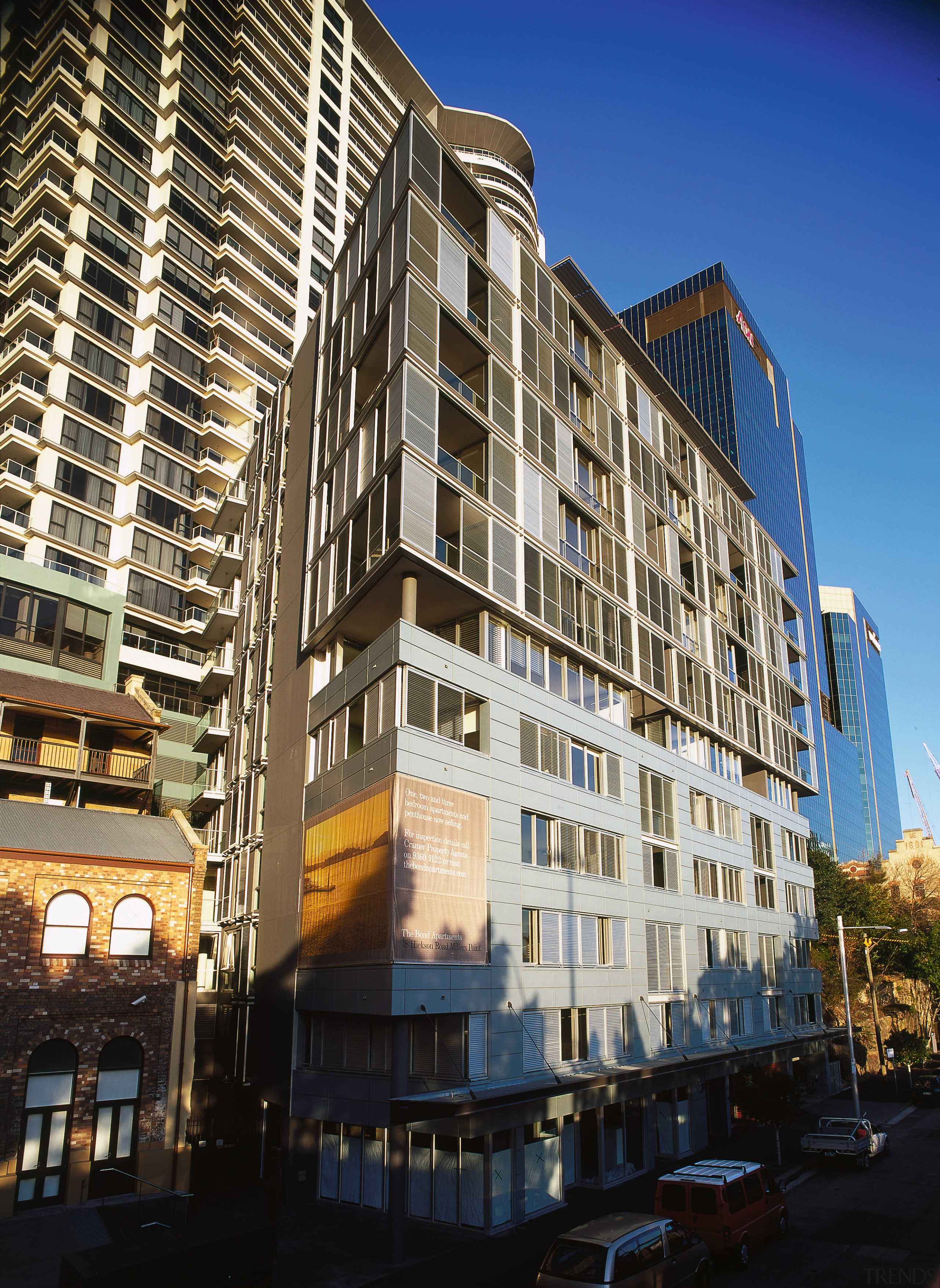 Exterior of apartment building with zinc cladding and apartment, architecture, building, city, commercial building, condominium, downtown, facade, home, hotel, house, metropolis, metropolitan area, mixed use, neighbourhood, real estate, reflection, residential area, sky, skyscraper, tower block, urban area, window, black