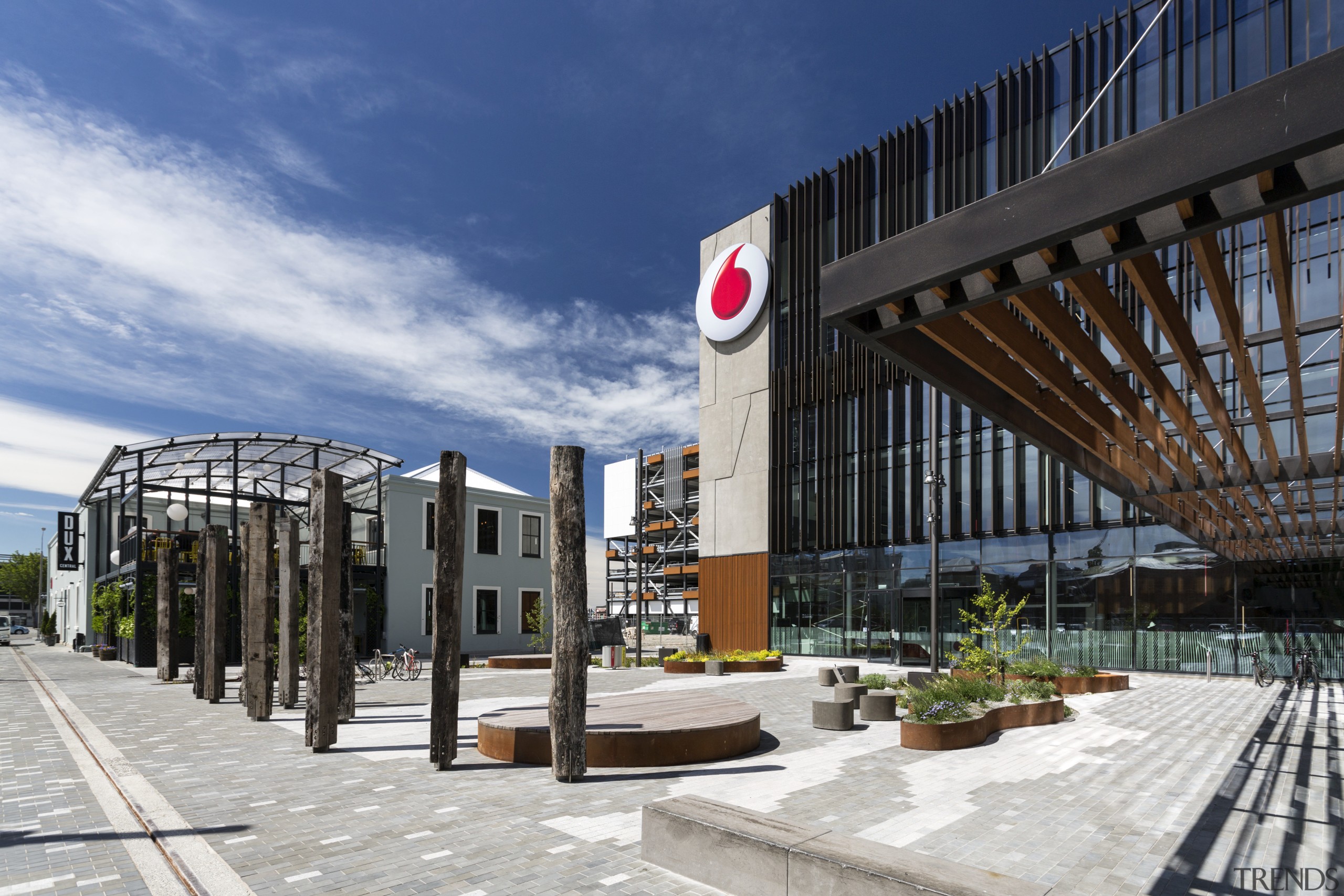 The initial stages of the Christchurch Innovation Precinct architecture, building, city, condominium, corporate headquarters, mixed use, real estate, sky, structure