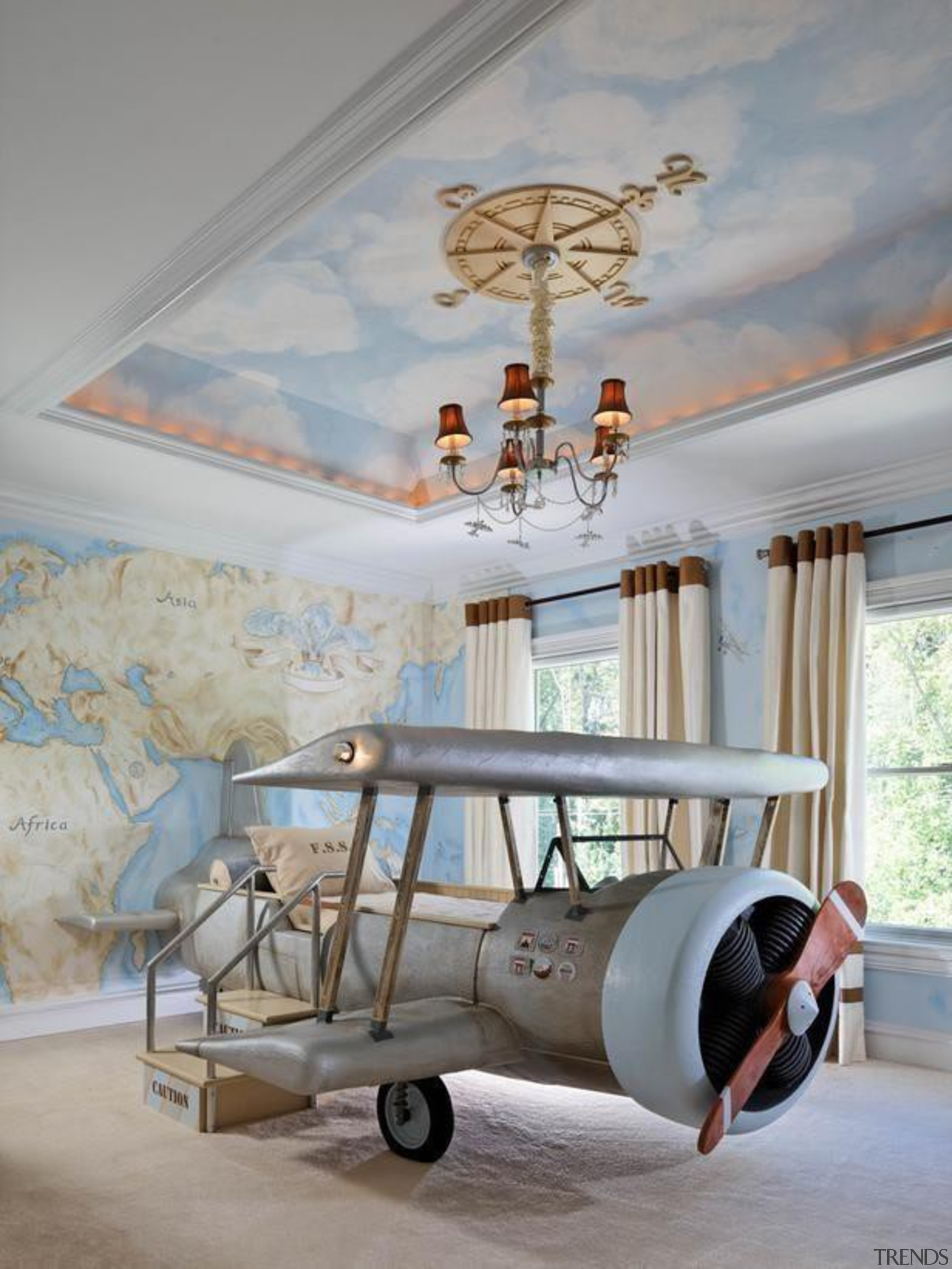 Creative and unique children's bedrooms - Amazing Kids' ceiling, furniture, home, interior design, product, room, wall, gray