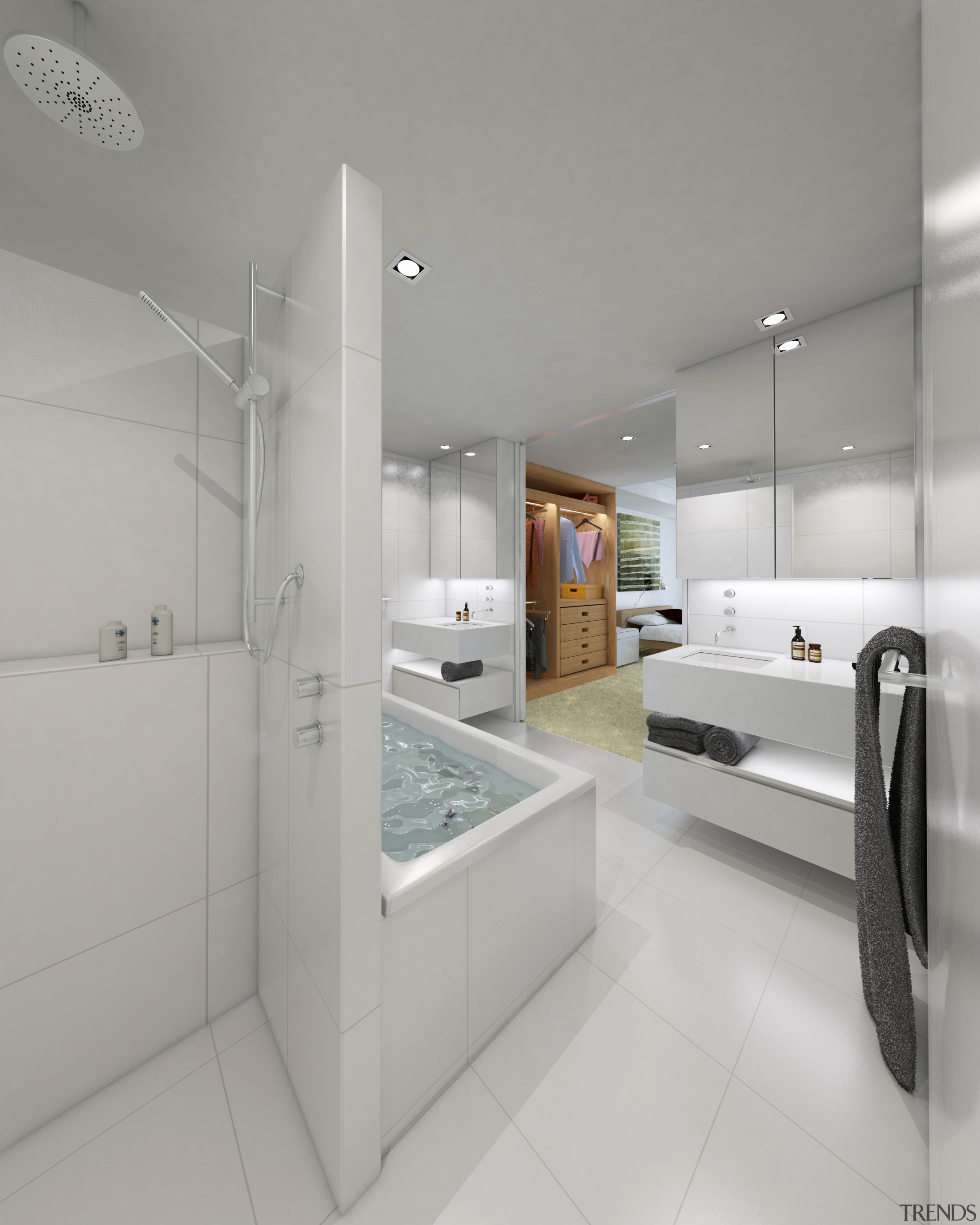 The Waters Edge Developments are set on the bathroom, interior design, product design, real estate, room, sink, tap, gray