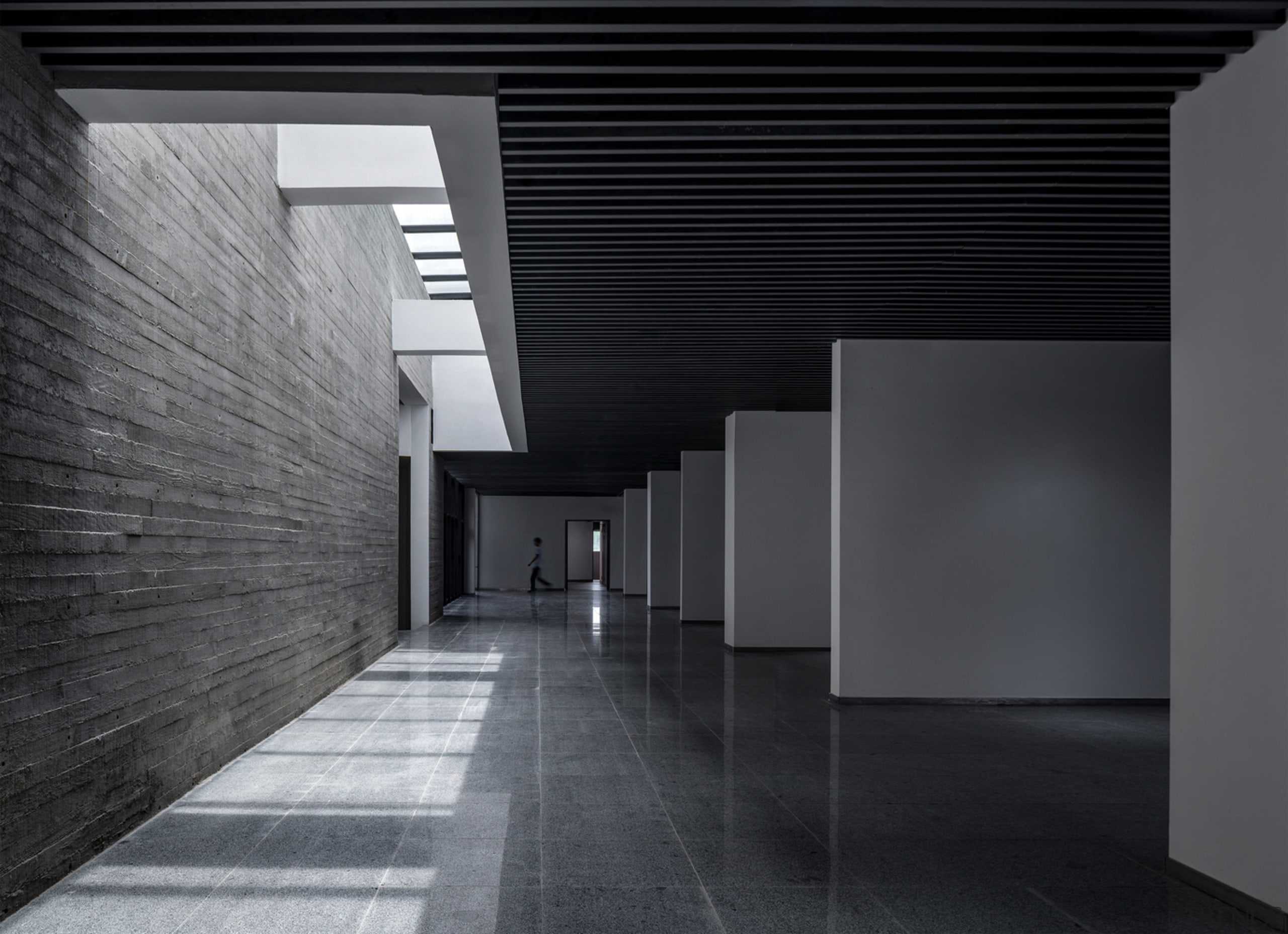 Gallery 12 - architecture | black and white architecture, black and white, daylighting, house, interior design, black, gray