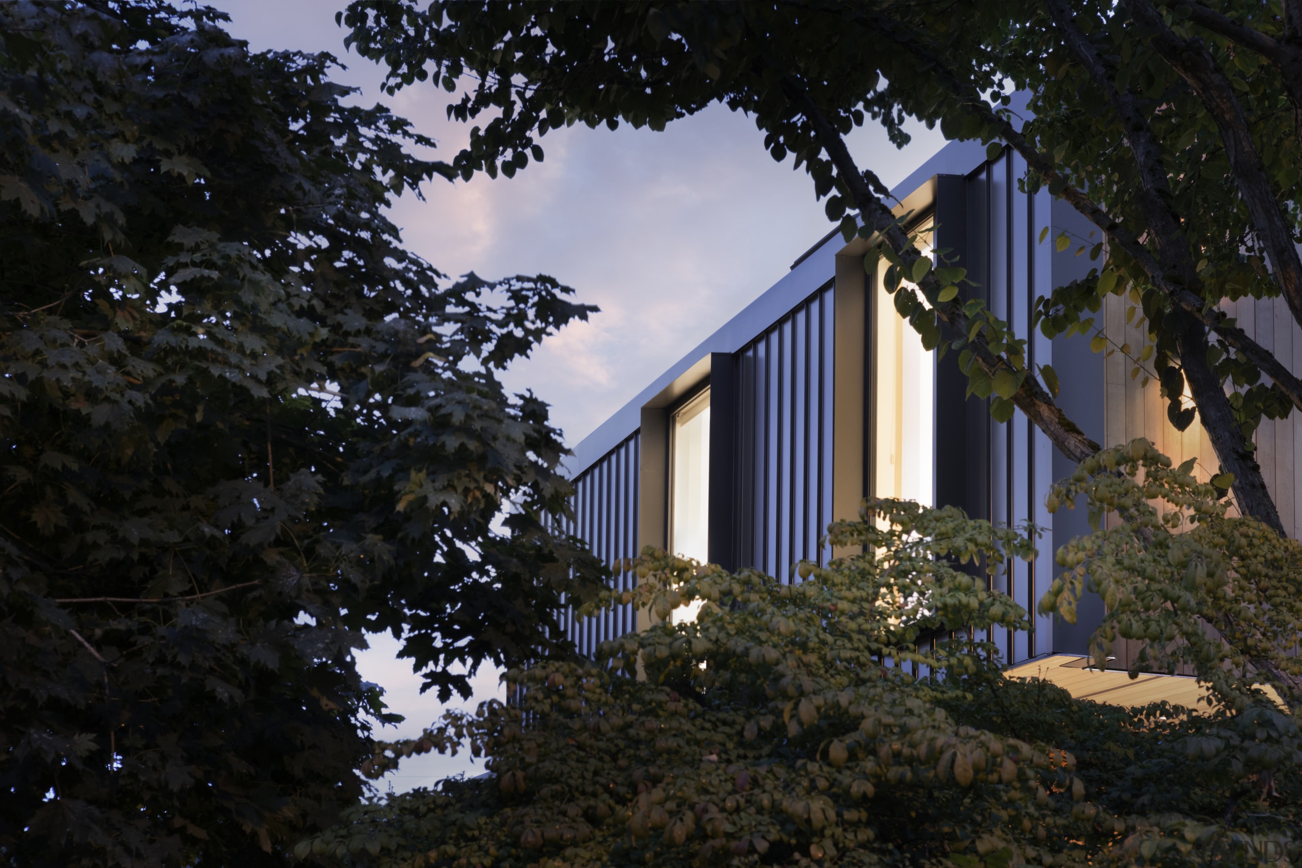 Despite its size, the home nestles into its 