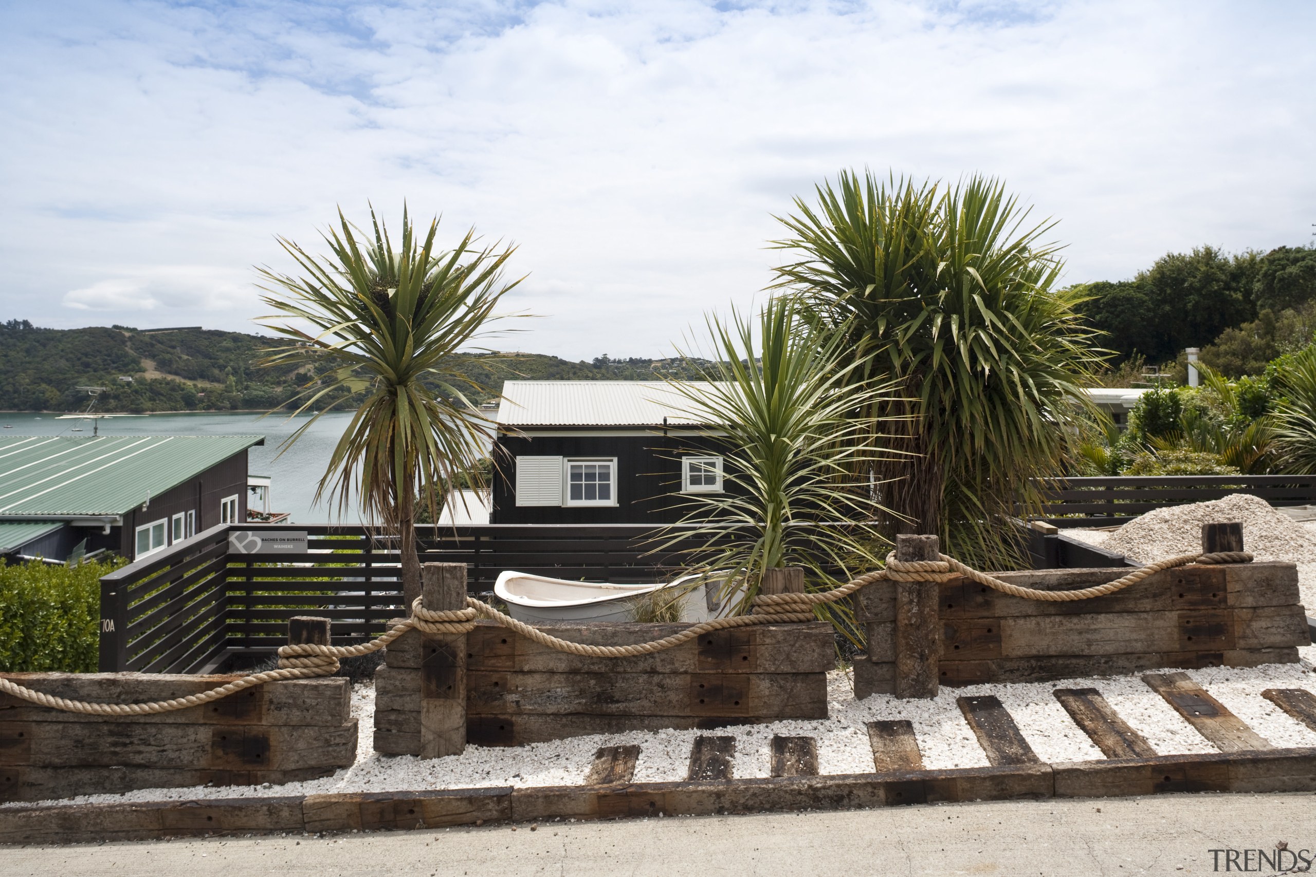 View of outdoor place in a Wanaka holiday arecales, house, palm tree, property, real estate, tree, white