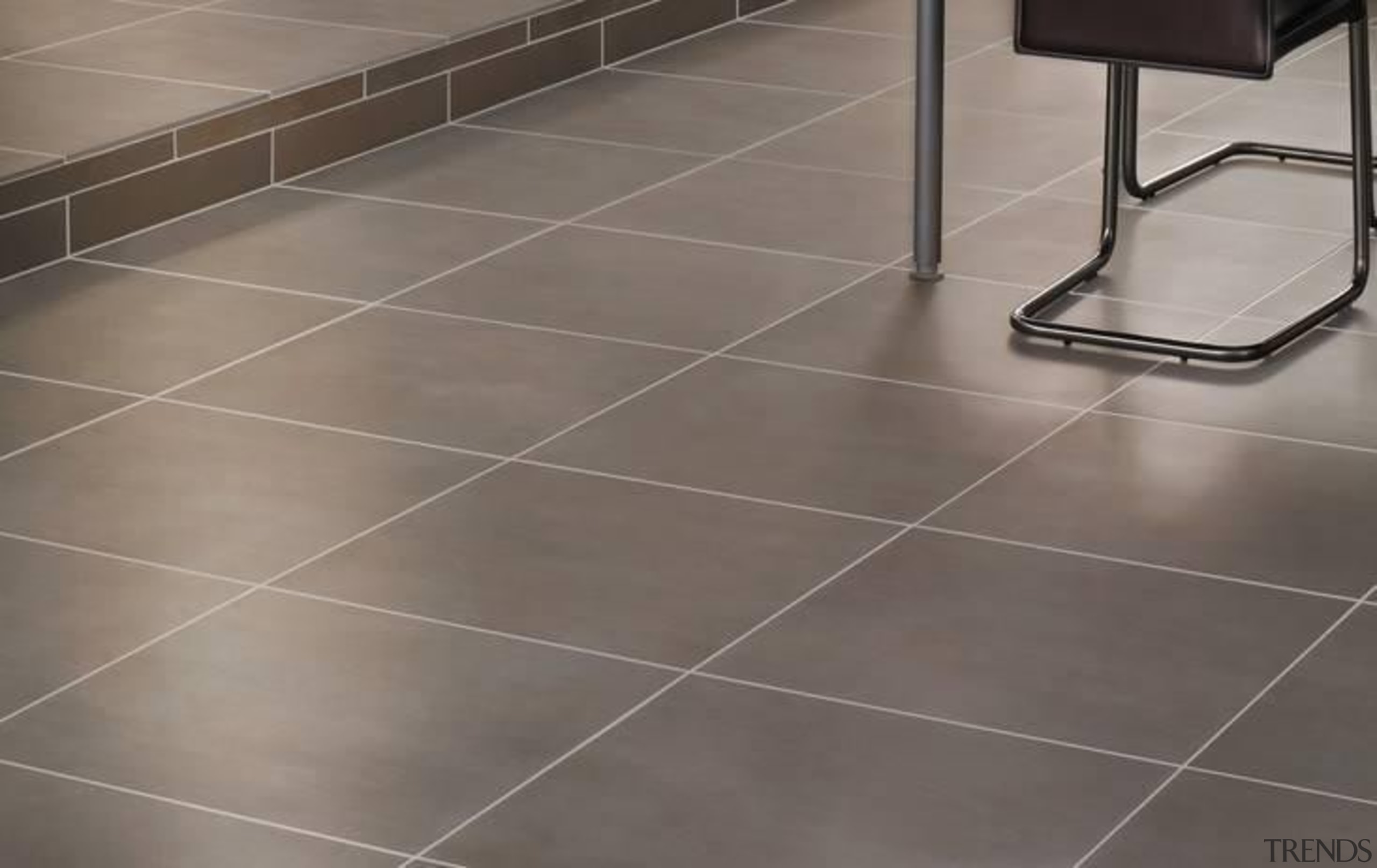 Earthstone clay grey dining room floor tiles - floor, flooring, hardwood, line, tile, gray