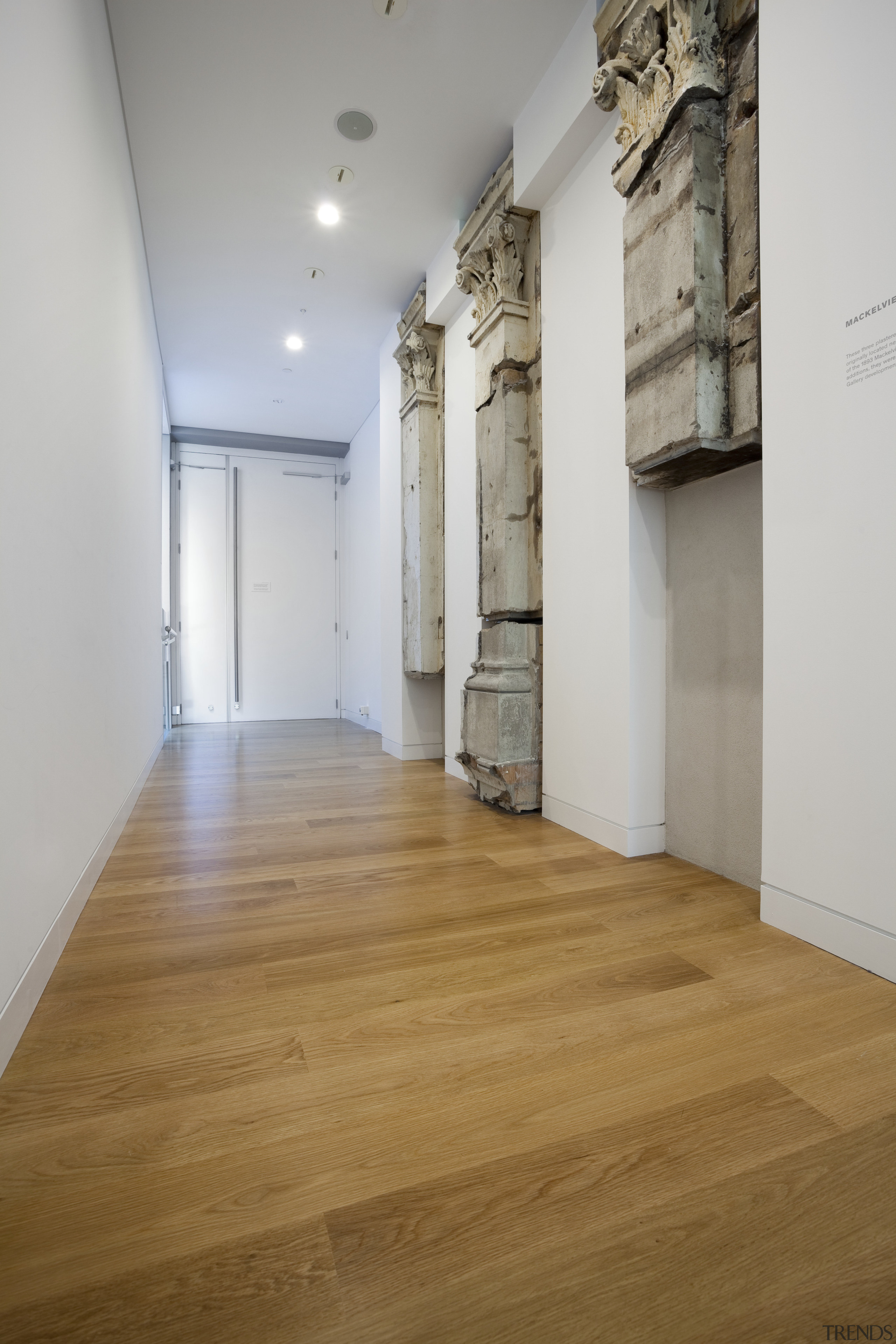 Here is a view of the hardwood flooring apartment, daylighting, floor, flooring, hardwood, home, interior design, laminate flooring, loft, property, real estate, room, wood, wood flooring, gray, brown