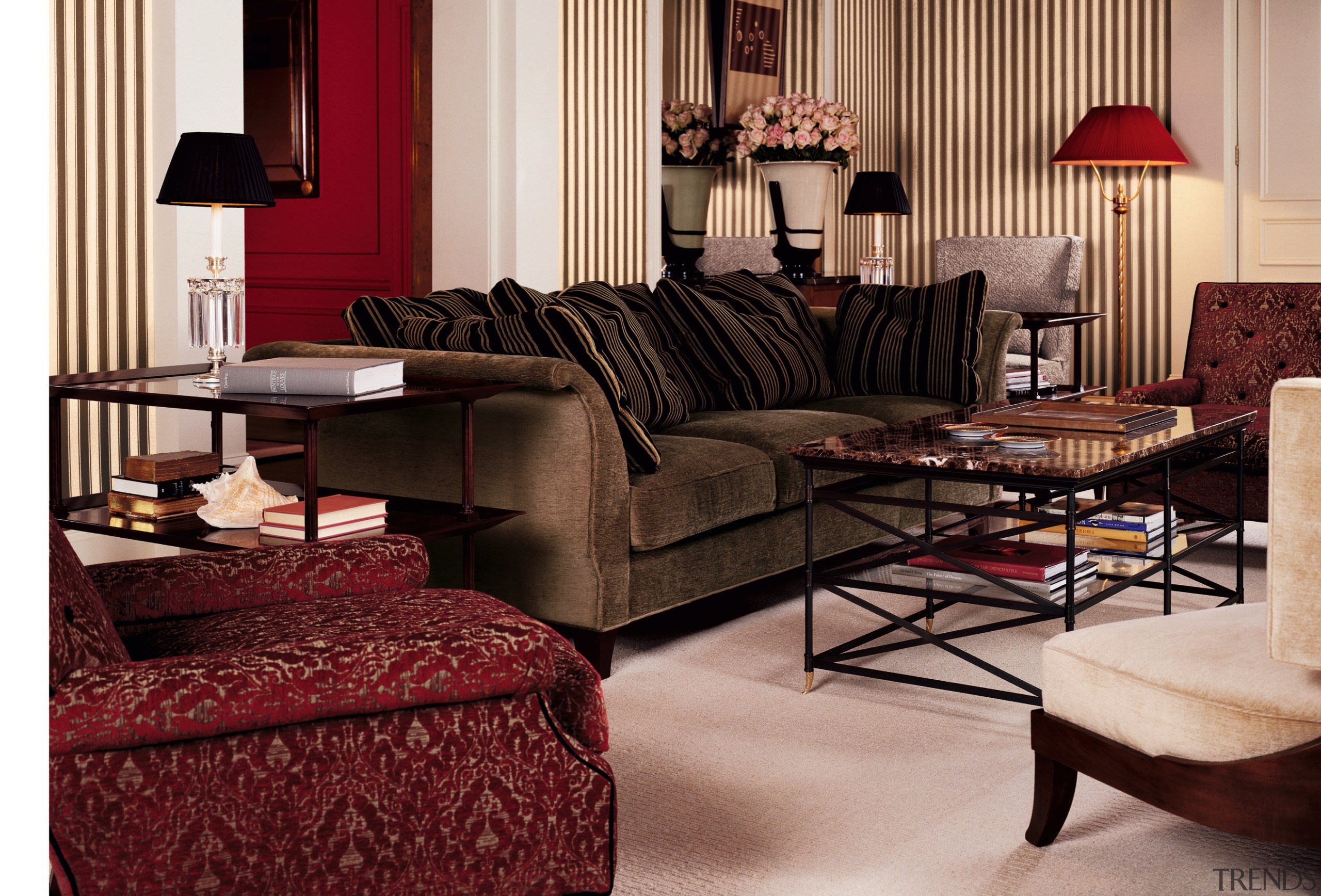 View Of A Living Area Crema Carpet Gallery 4 Trends