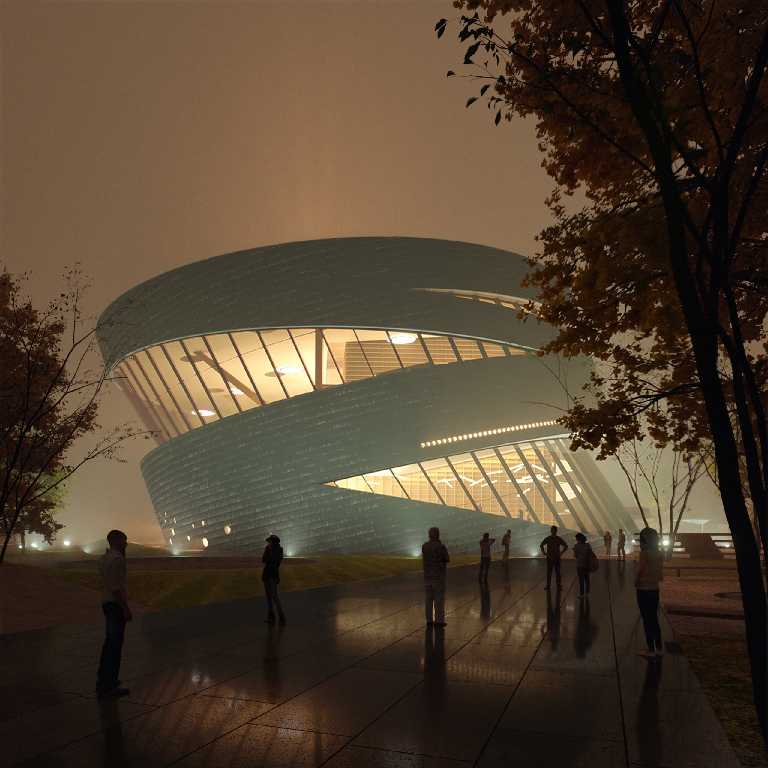 The proposed library as it will appear after 