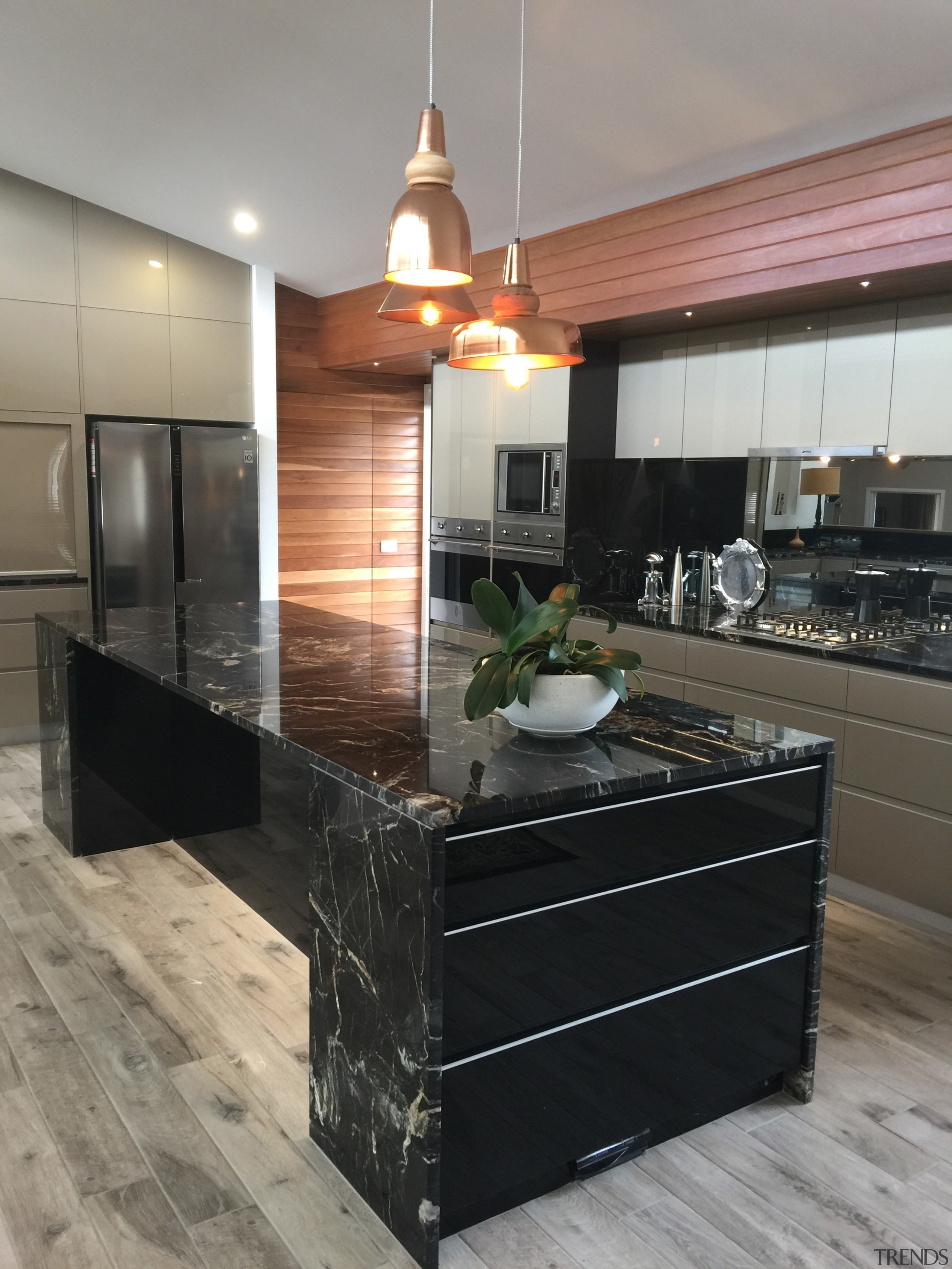 Centre Stage - Centre Stage - cabinetry | cabinetry, countertop, cuisine classique, floor, flooring, hardwood, interior design, kitchen, gray, black