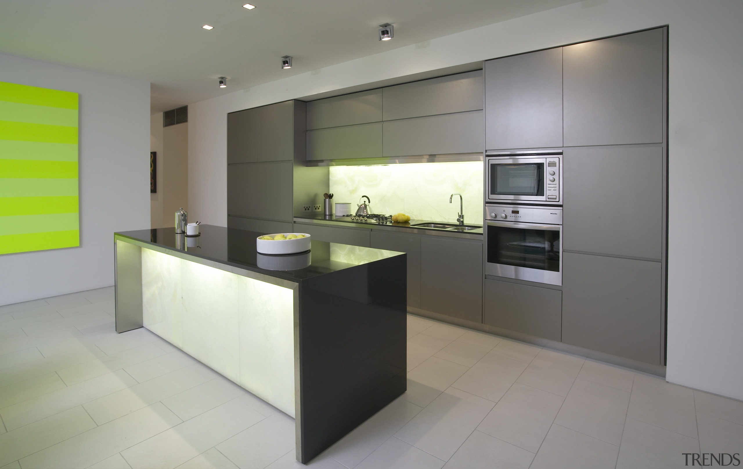 A view of some kitchen benchtops by WK cabinetry, countertop, floor, interior design, kitchen, product design, real estate, gray