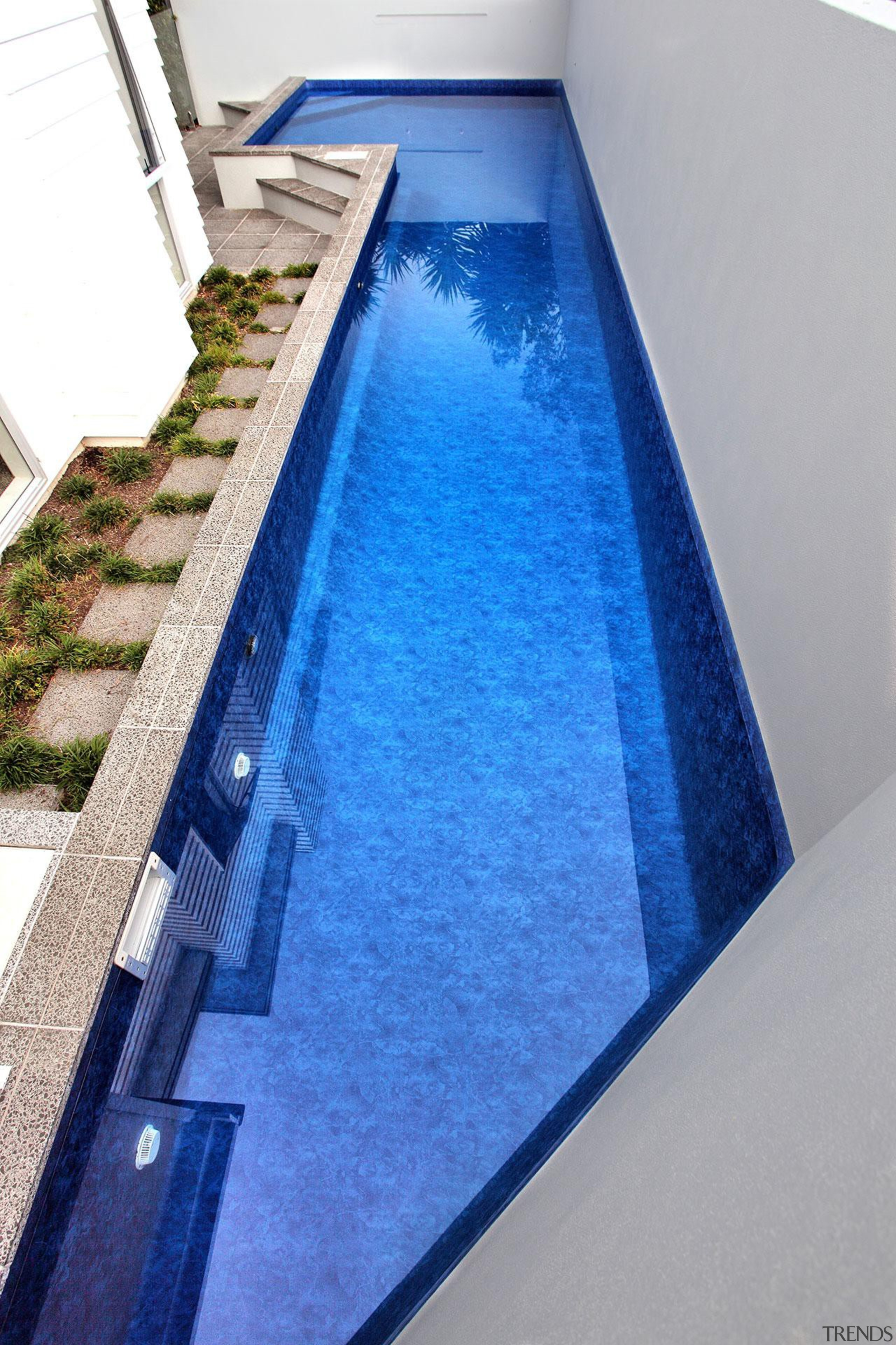 Gold Award recipient for Residential Swimming Pools over daylighting, floor, glass, property, swimming pool, water, blue, gray
