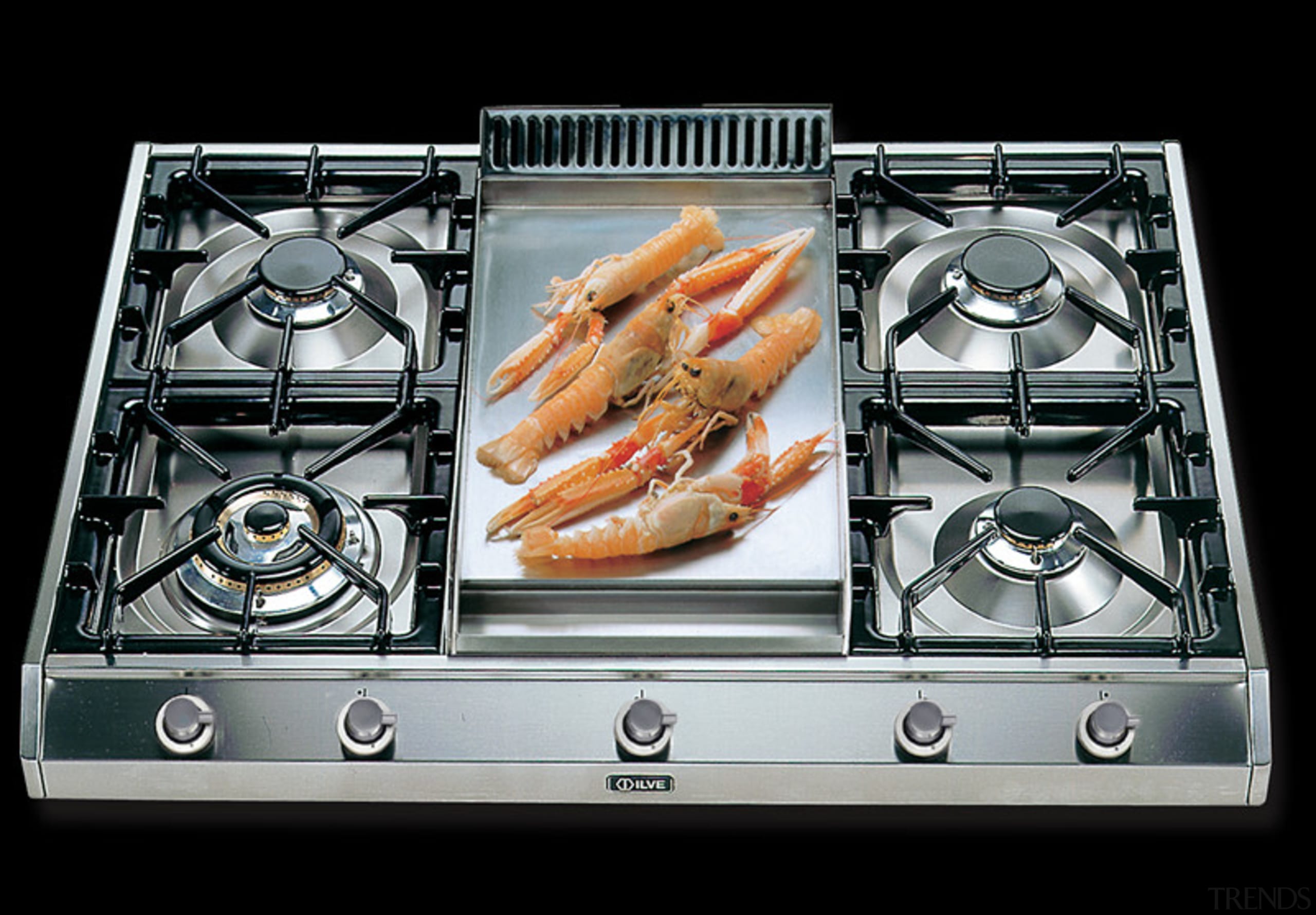 ILVE gas cooktops are all equipped with the gas stove, home appliance, kitchen appliance, product, black, gray