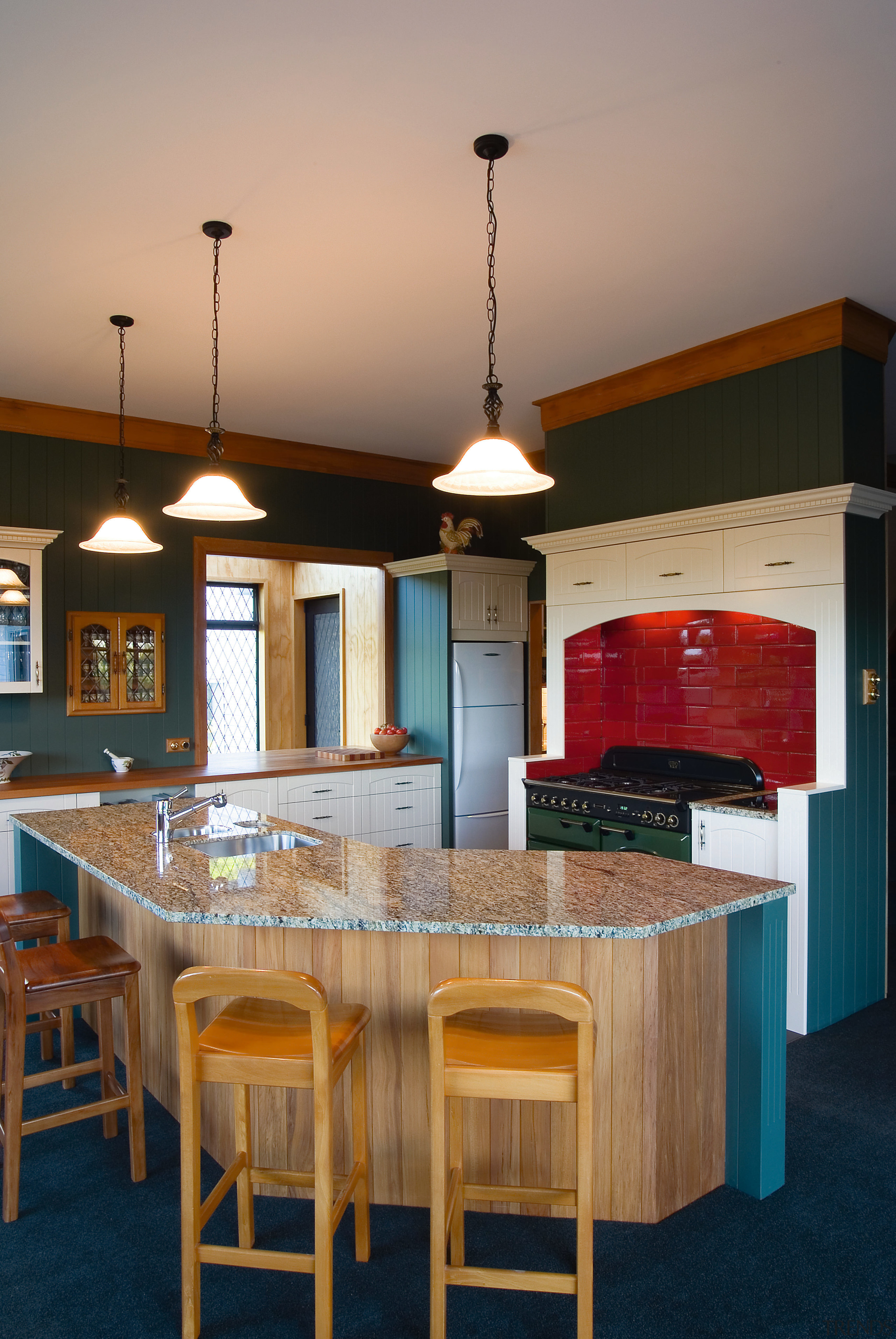 A view of some kitchen cabinetry by The cabinetry, ceiling, countertop, cuisine classique, home, interior design, kitchen, real estate, room, table