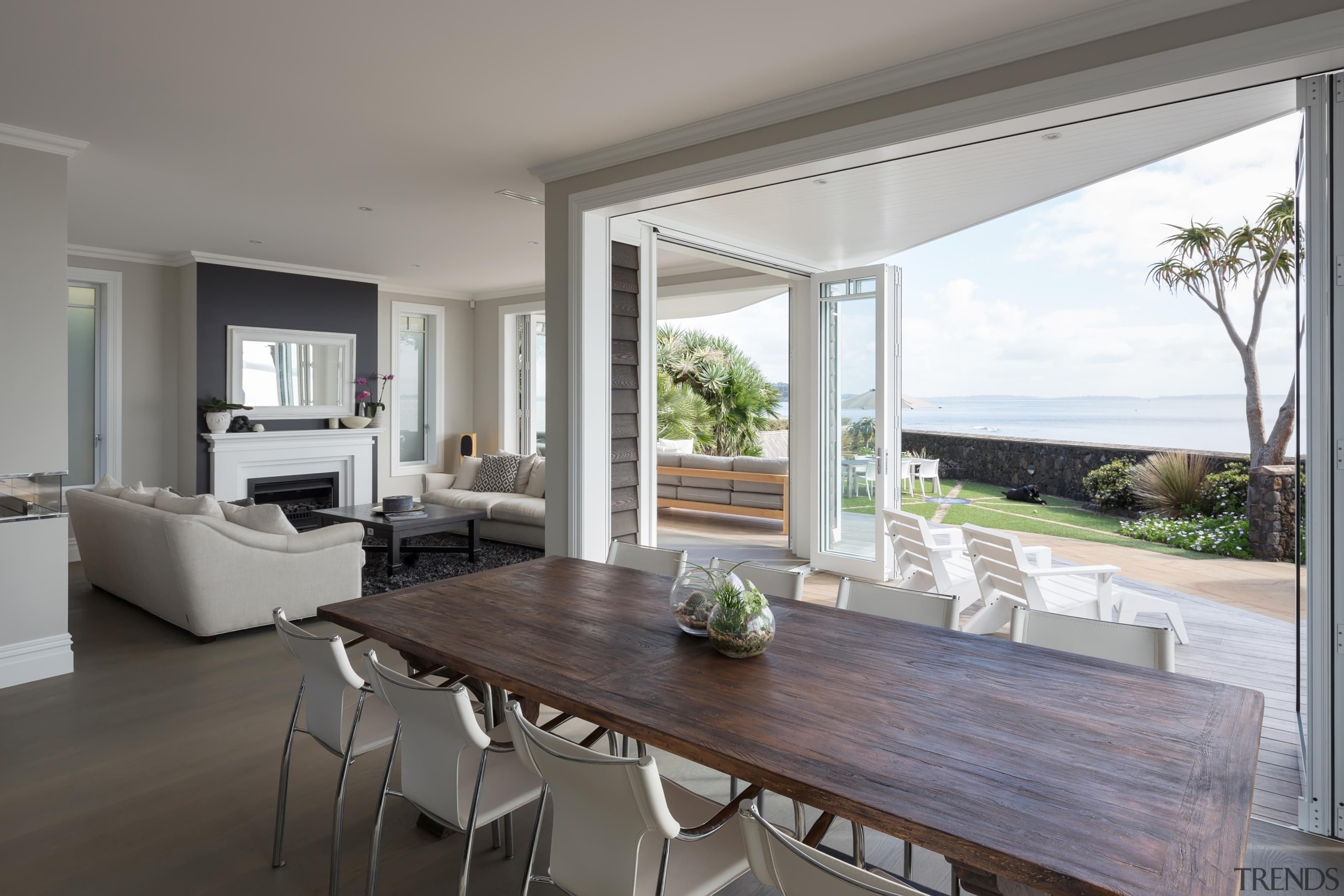 19 living after - Living After - dining dining room, floor, house, interior design, living room, property, real estate, table, window, gray