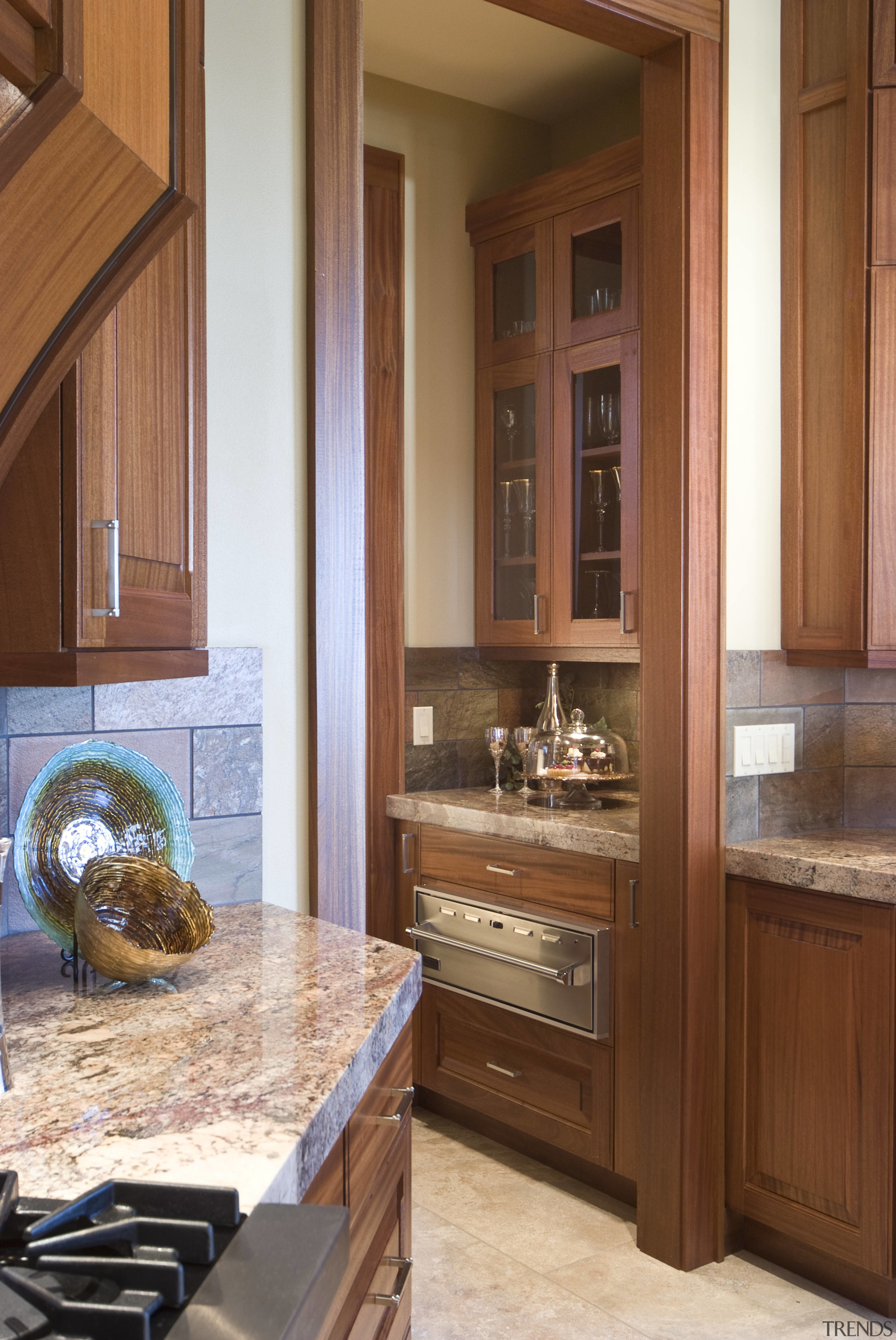 Pacific Crest Industries design and manufacture custom cabinetry cabinetry, countertop, cuisine classique, flooring, hardwood, home, interior design, kitchen, room, wood stain, brown