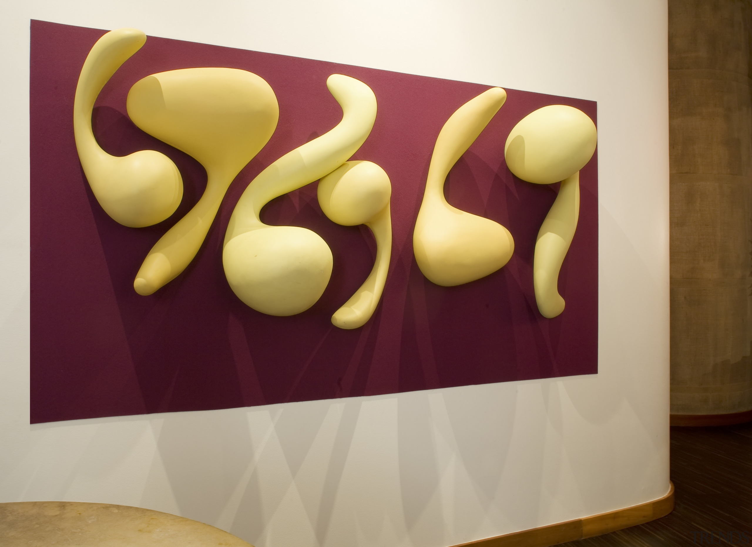 Feast for the eyes  Américas River Oaks art, modern art, product design, gray, red