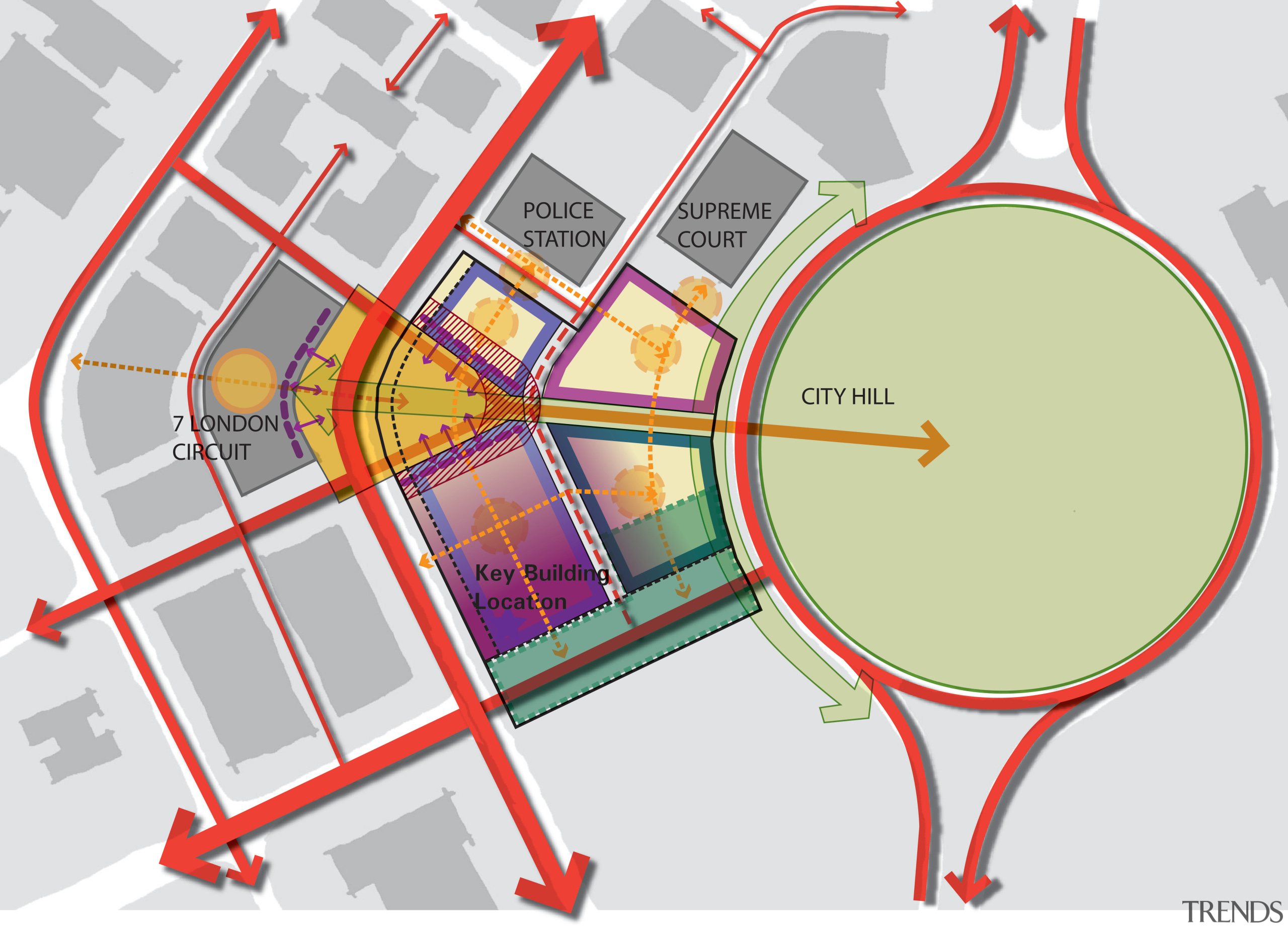 Image of the architectural plans for the Section area, diagram, line, product design, structure, white