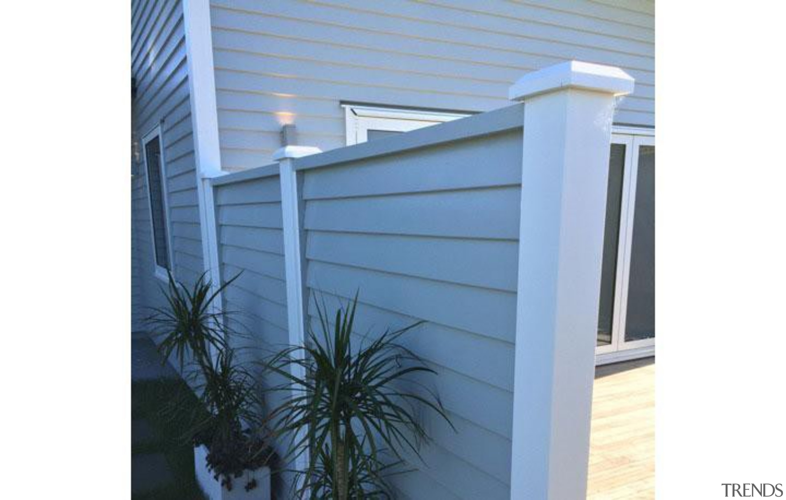 image13.jpg - image13.jpg - baluster | daylighting | baluster, daylighting, facade, fence, handrail, home fencing, outdoor structure, real estate, siding, structure, window, teal, white