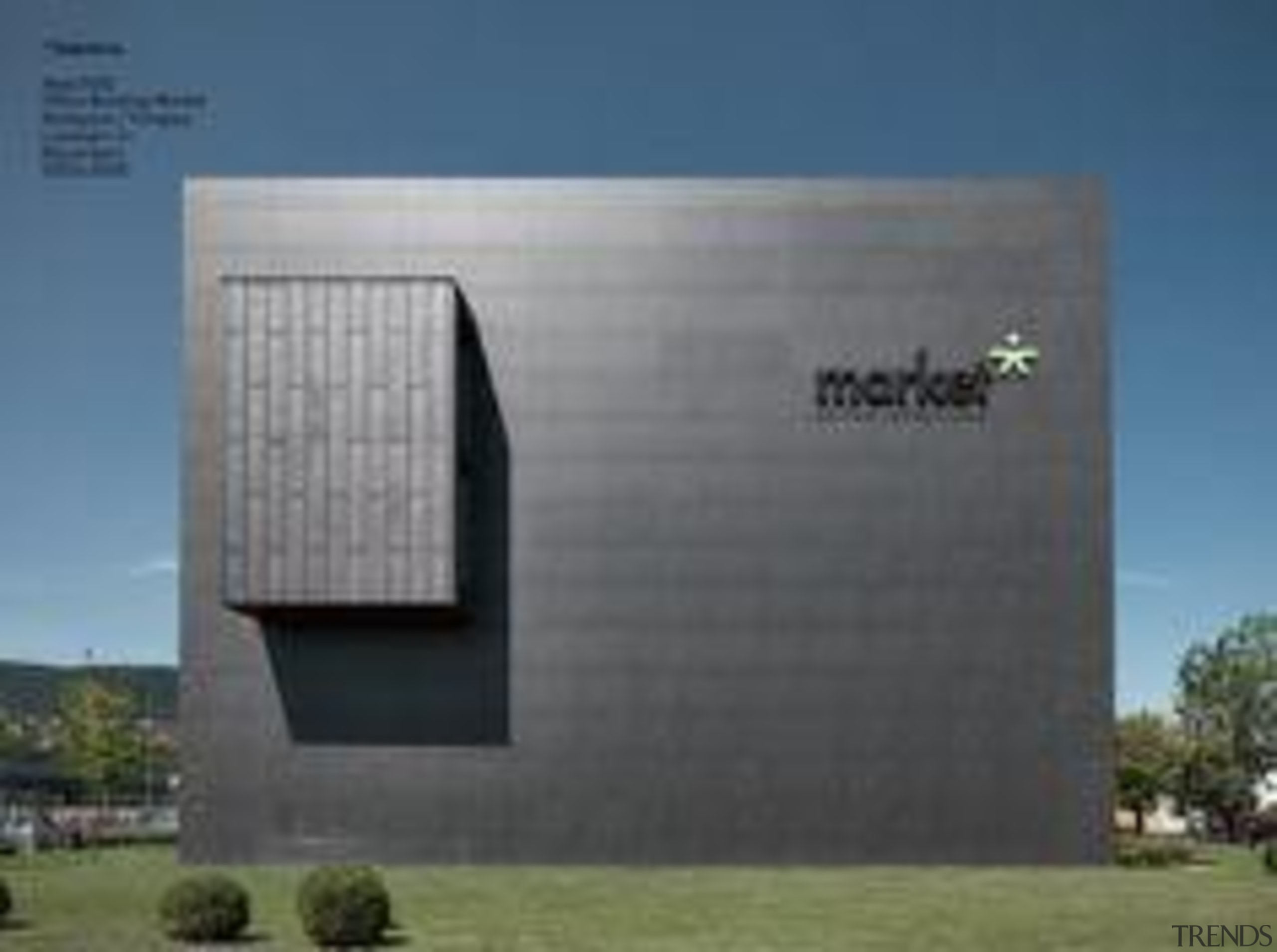 Laminam - Thin ceramic tiles for floors, walls architecture, building, corporate headquarters, facade, headquarters, sky, gray, teal