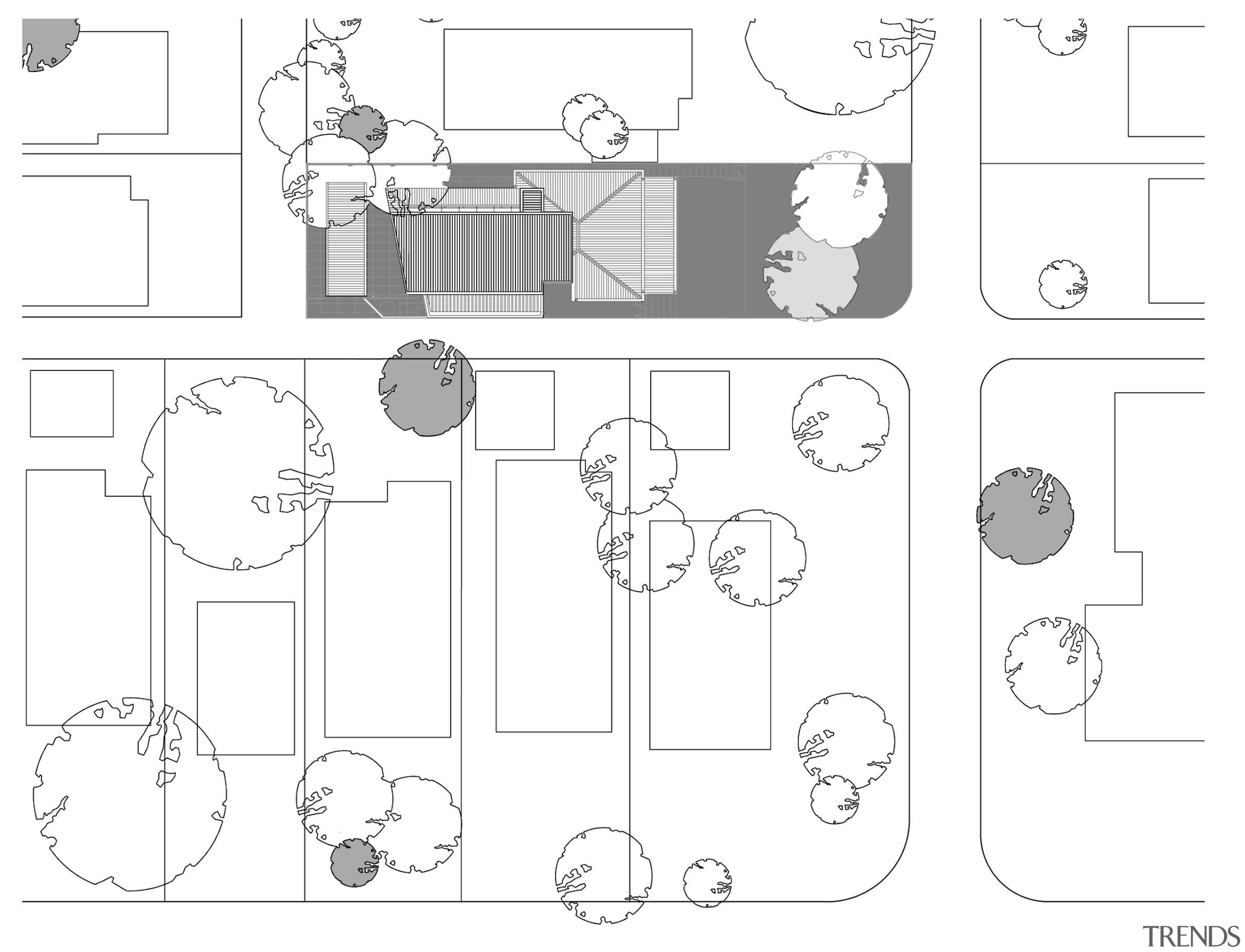 Architectural view of this home - Architectural view angle, area, black and white, design, diagram, drawing, font, furniture, line, line art, monochrome, pattern, product, product design, structure, text, white