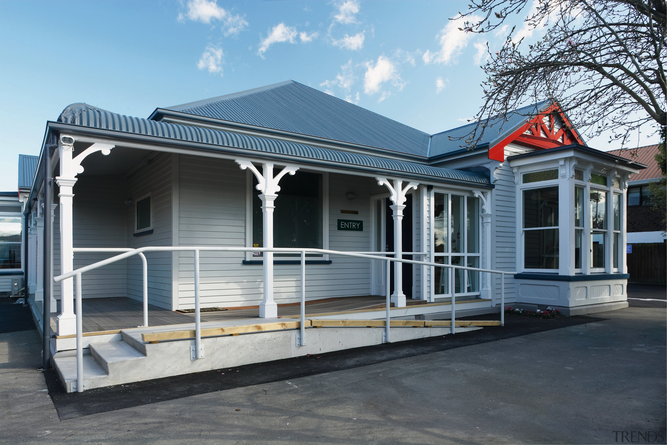 The traditional exterior of the new Canterbury Charity building, cottage, home, house, property, real estate, siding, structure, black