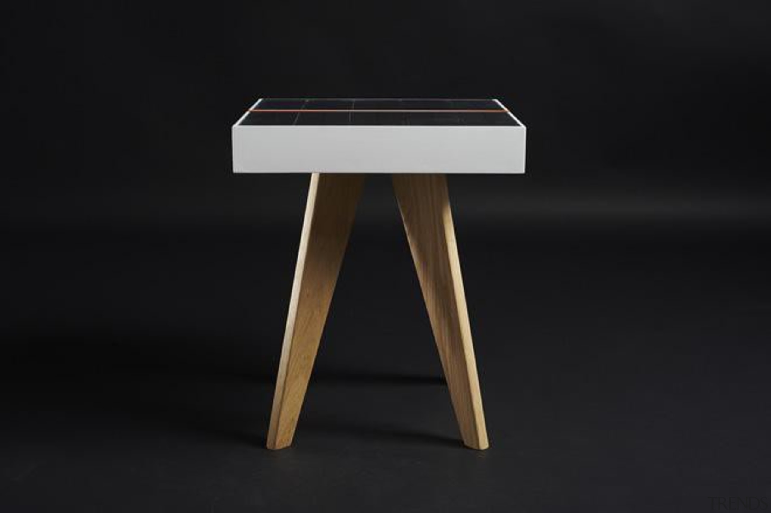 Now here's a smart idea – a table that furniture, product, table, black