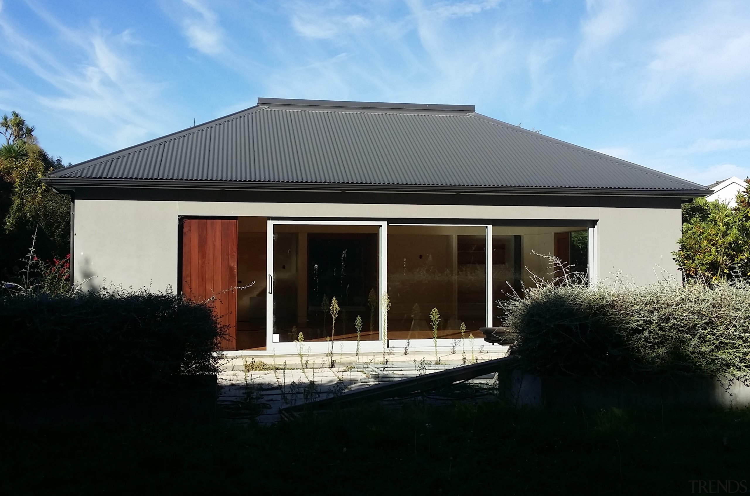 Before: rear elevation prior to alteration. 