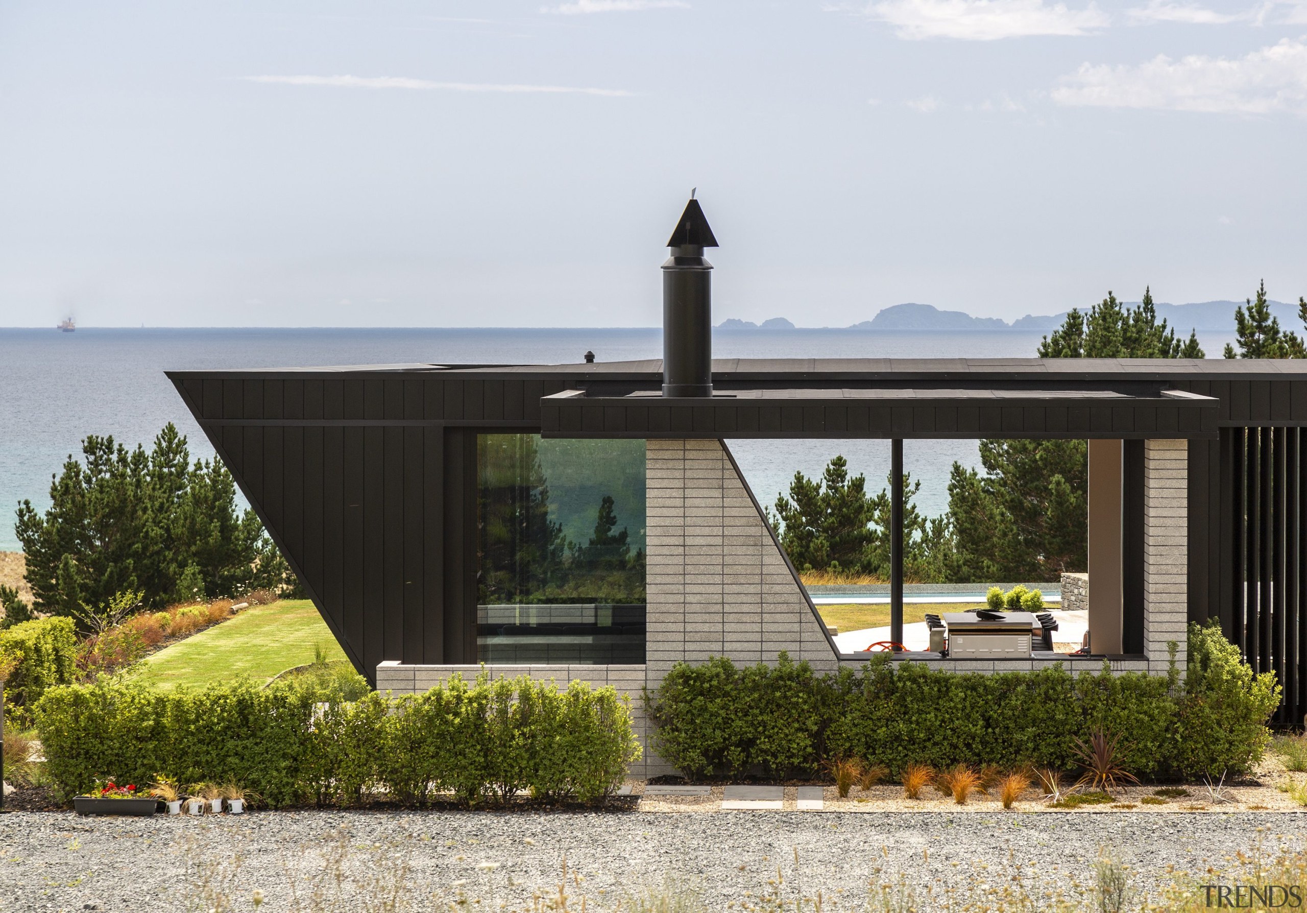 Not only can you look over the low-slung 