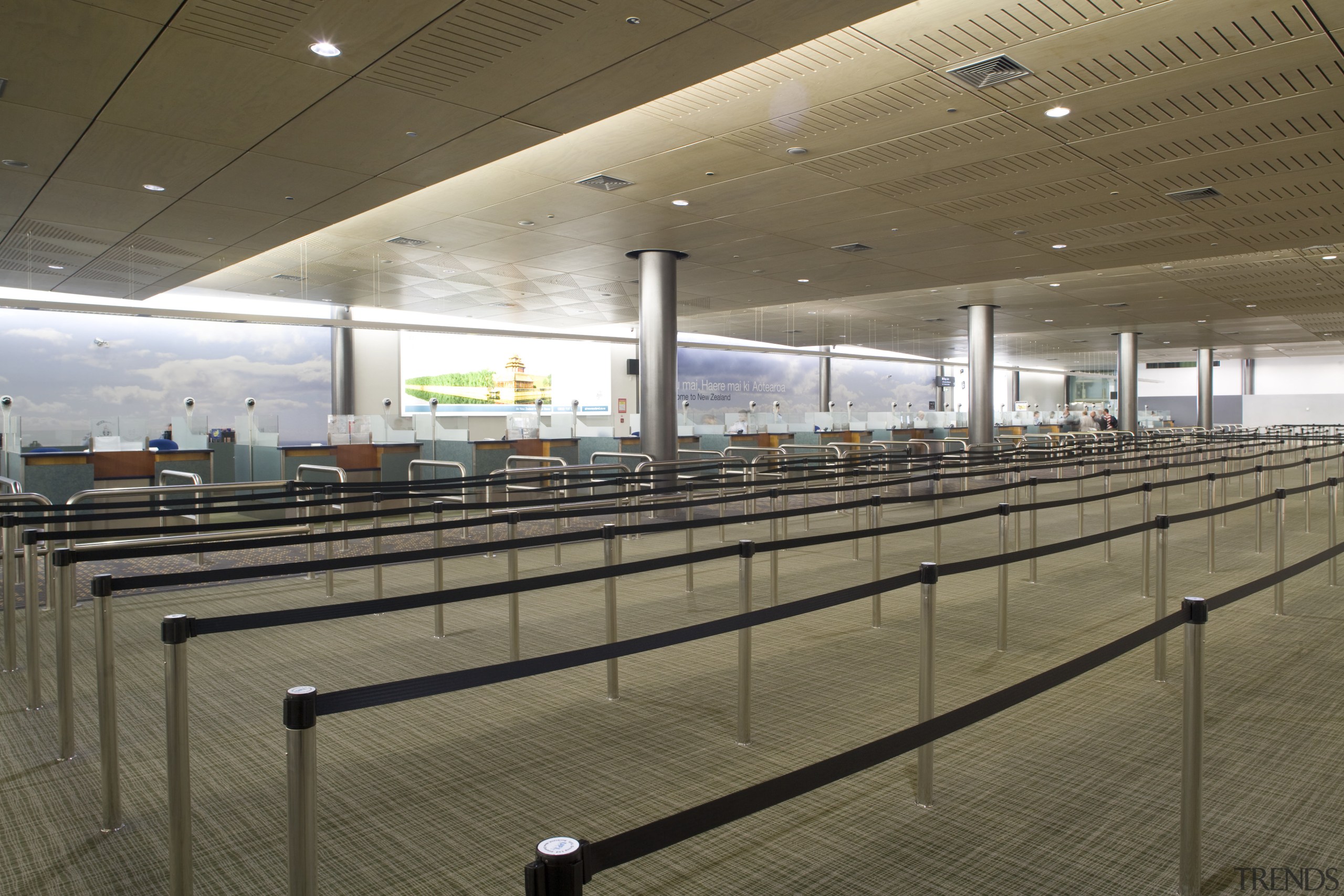 Images of the new arrivals hall and new airport, airport terminal, infrastructure, leisure centre, structure, brown