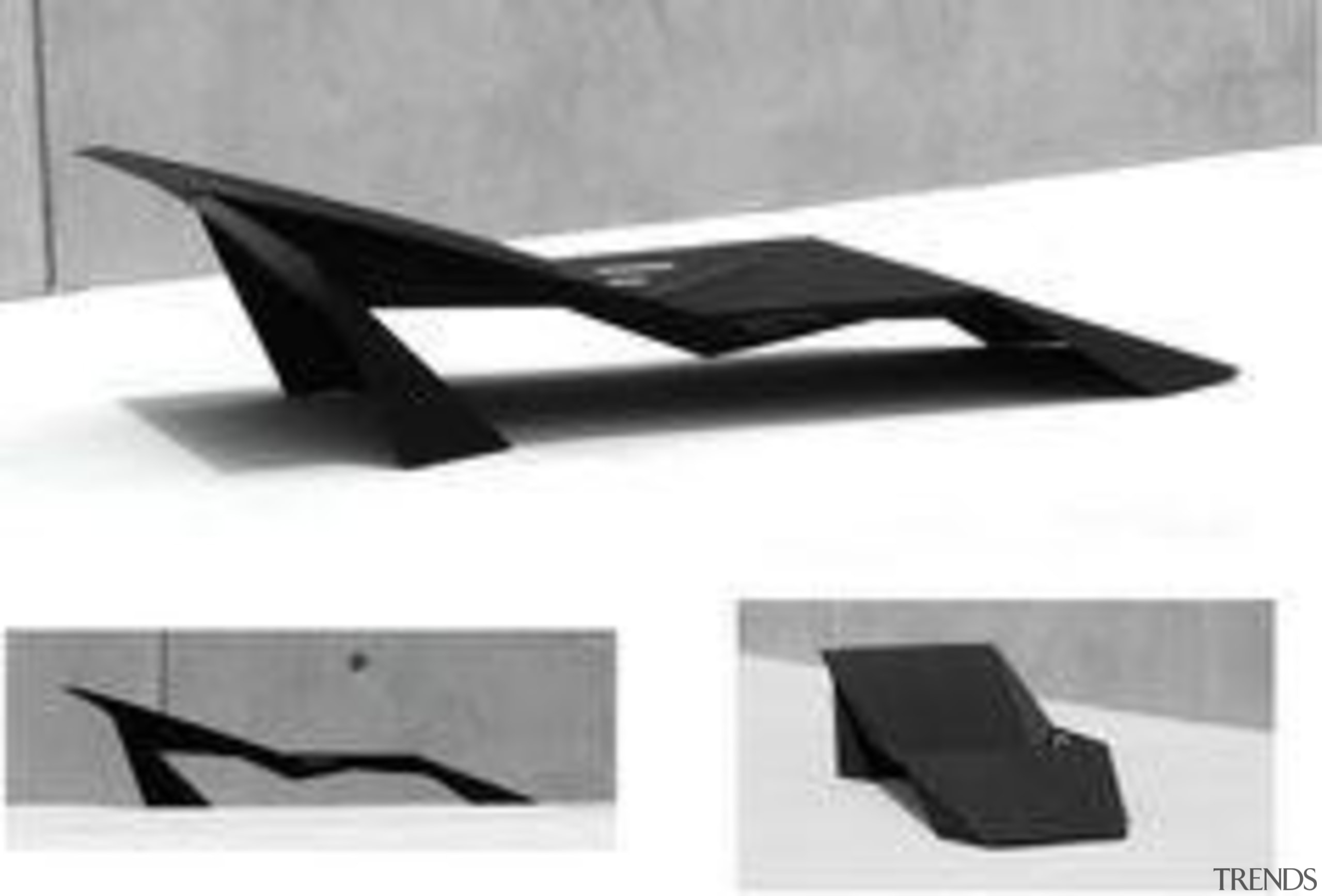 by Paul Wilding - Polo-Black - angle | angle, automotive exterior, black and white, furniture, product, product design, table, white