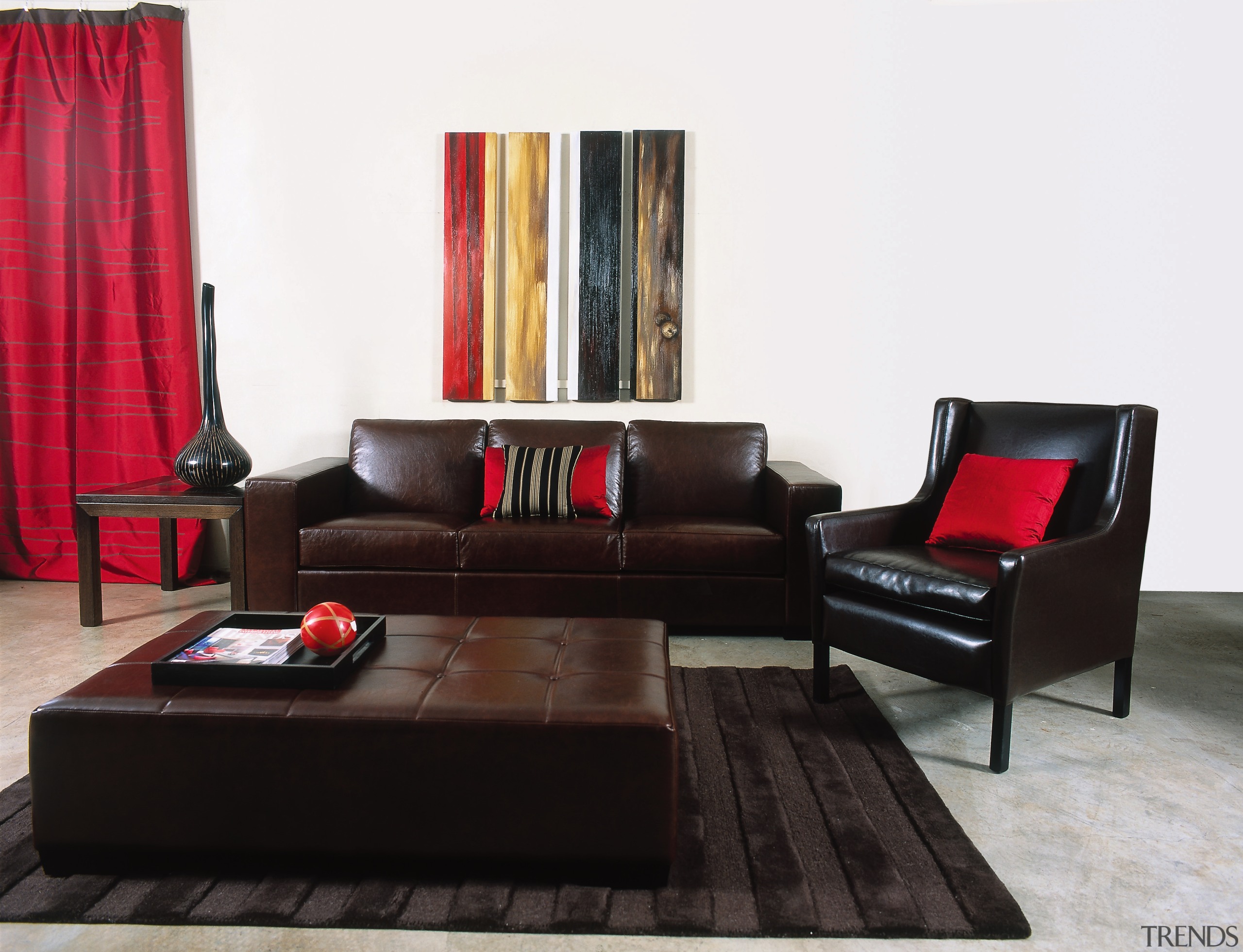 View of this living area - View of chair, coffee table, couch, furniture, interior design, living room, loveseat, sofa bed, table, white, black