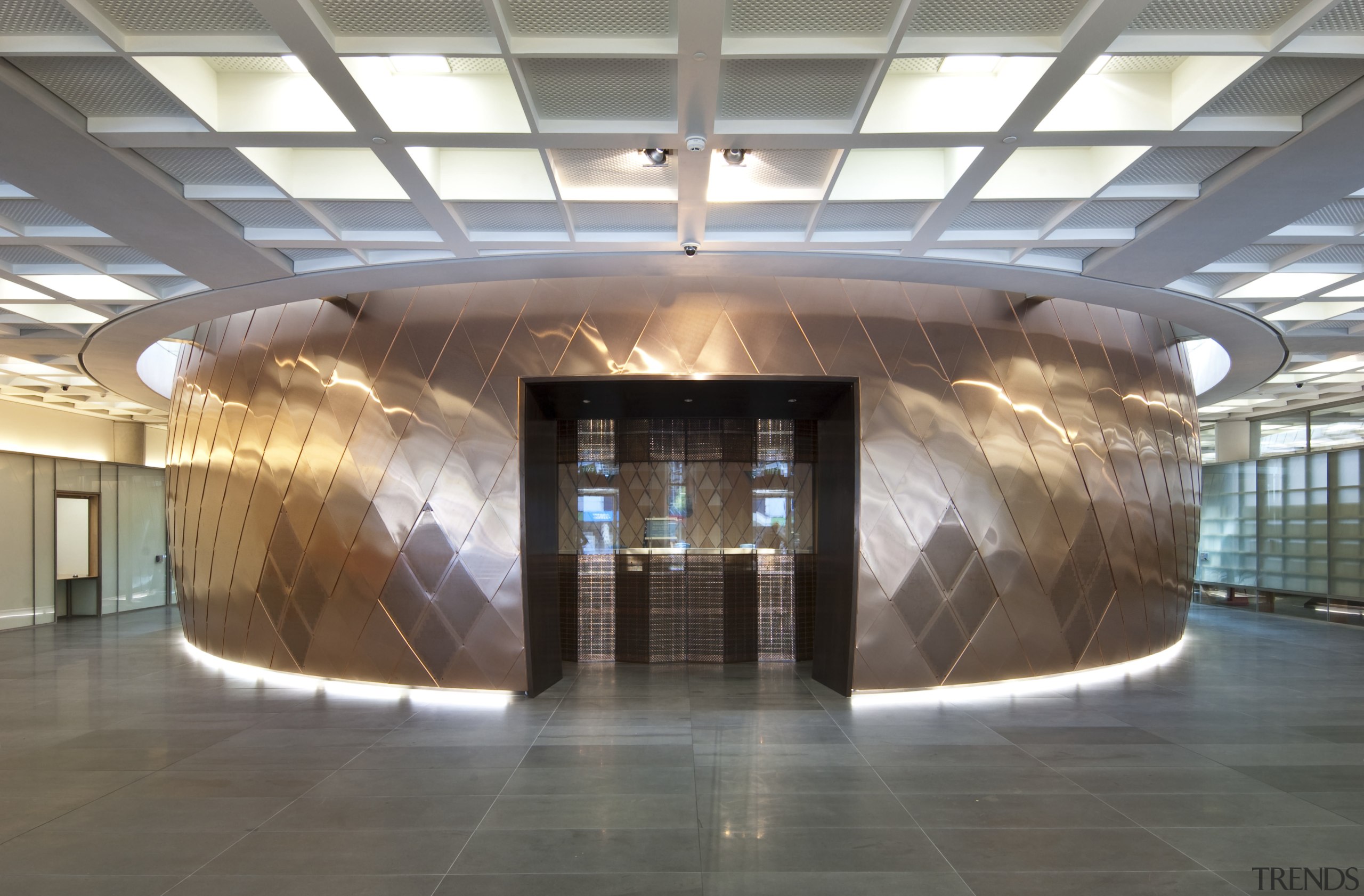 Supreme Court of New Zealand, Wellington - Supreme architecture, ceiling, interior design, lobby, tourist attraction, gray