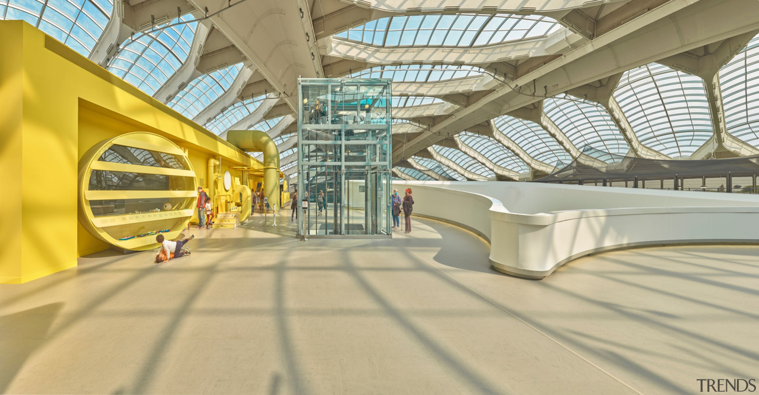 Biomachine Exhibition and curved skin. - Redesigned Biodome 