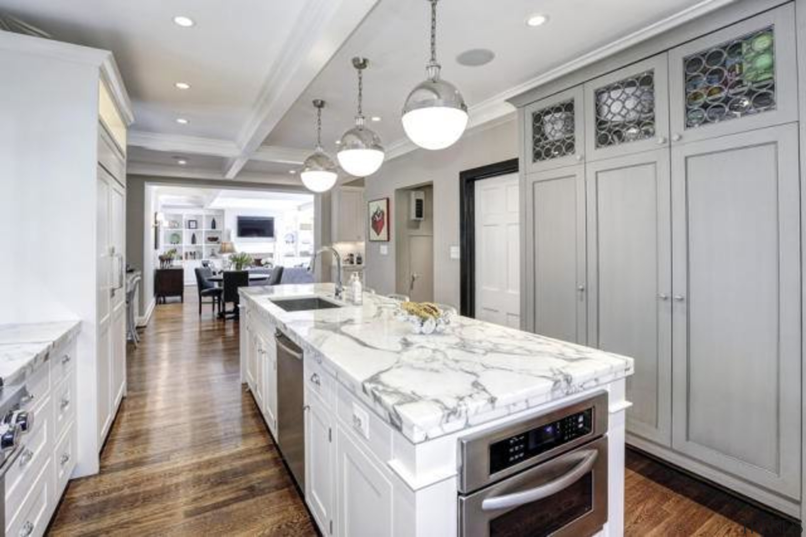 Original story from Trulia countertop, interior design, kitchen, real estate, room, gray, white