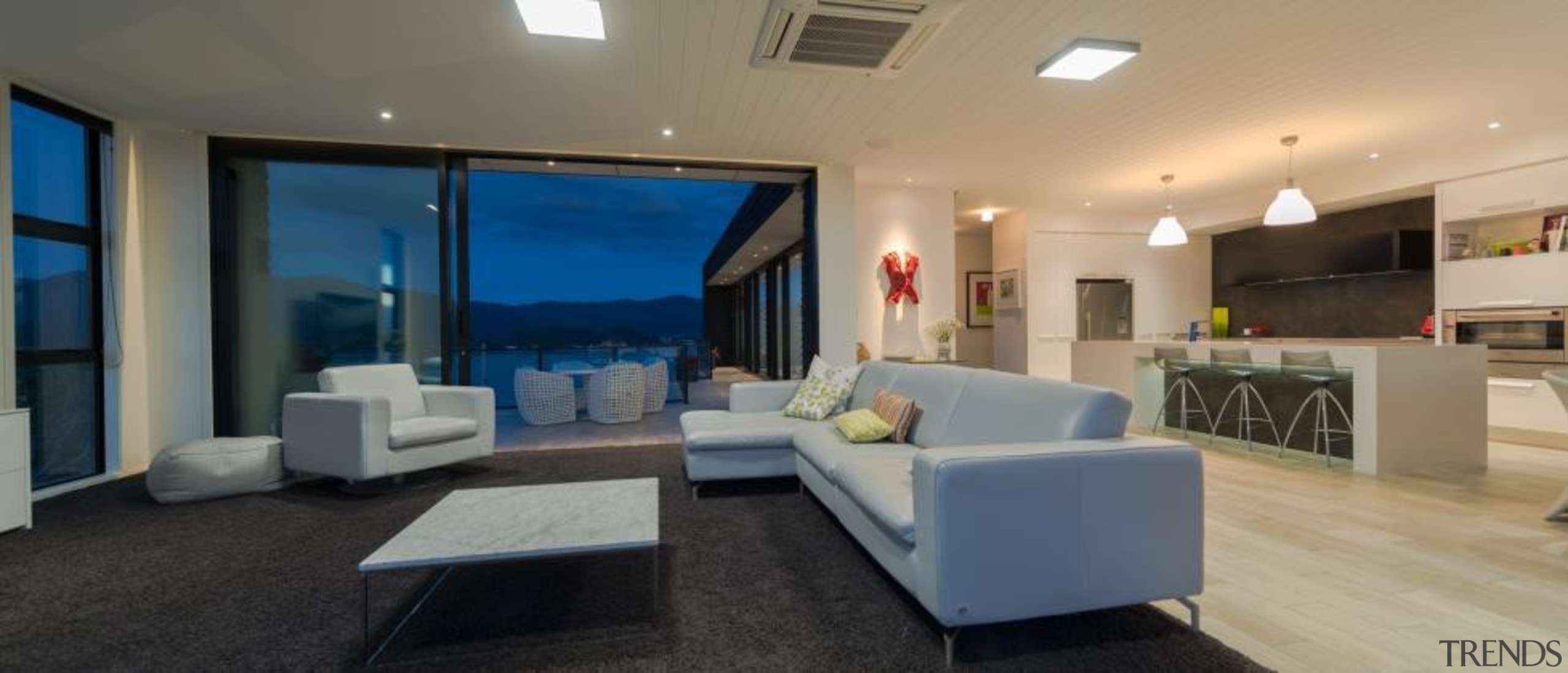 ADNZ Waikato Region Award Winner for Addition and ceiling, estate, house, interior design, living room, property, real estate, black