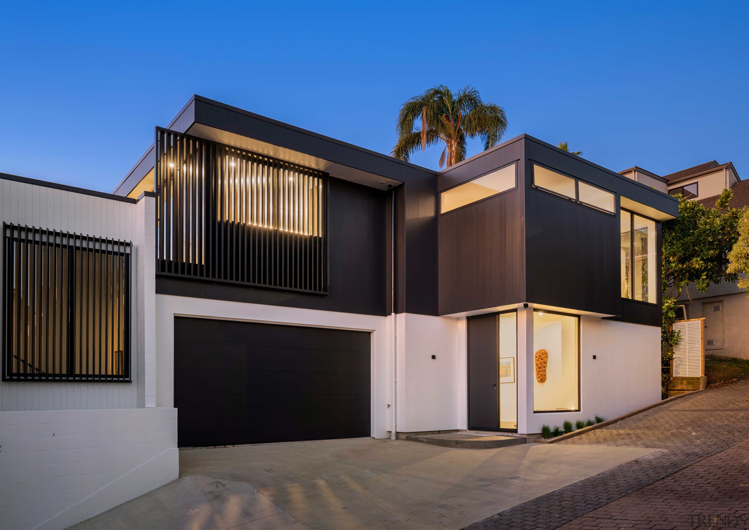 Now, the site houses two modern homes maximising 