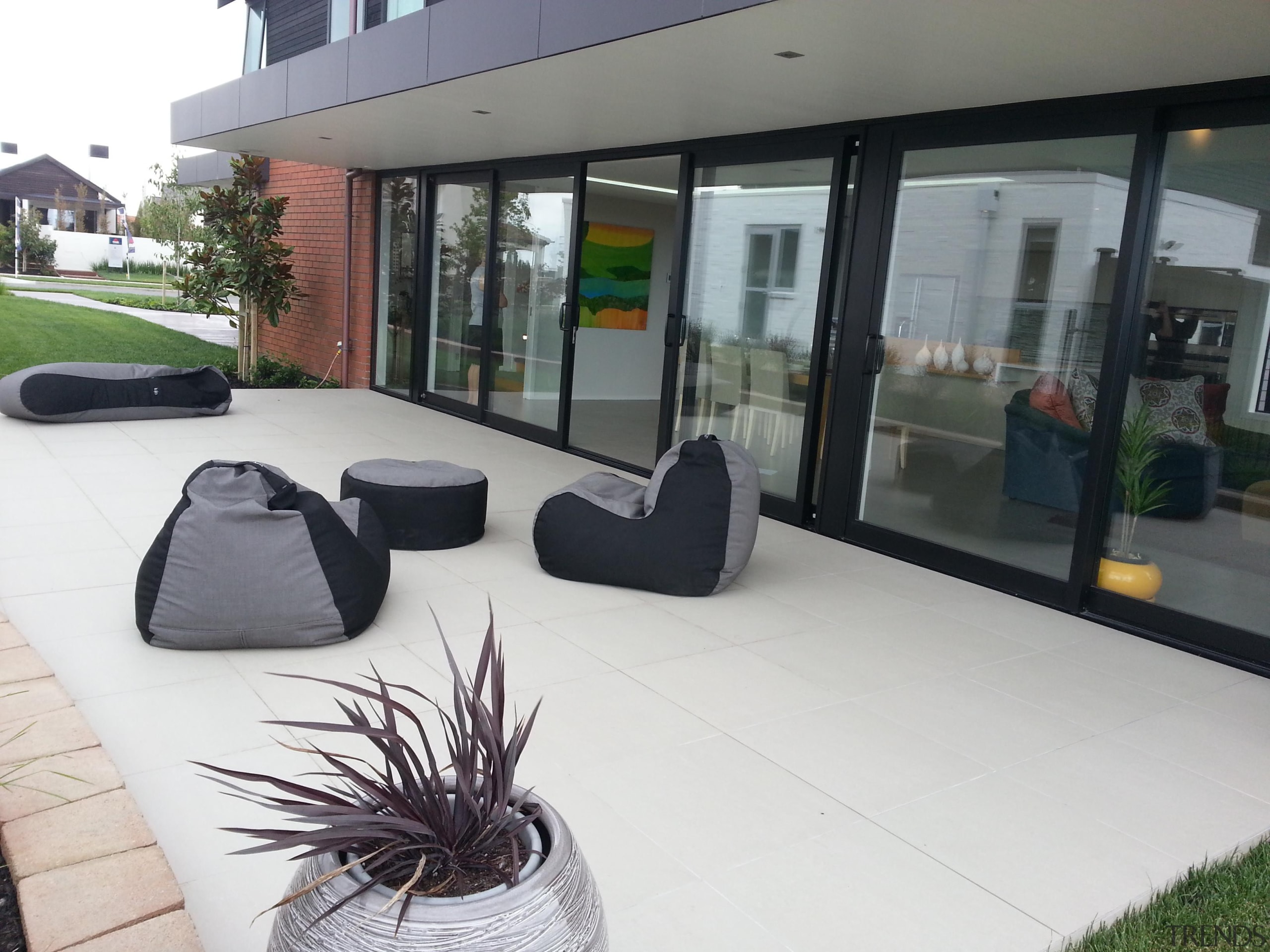 Gem  light grey exterior tiles - RAK floor, house, property, real estate, window, white, gray