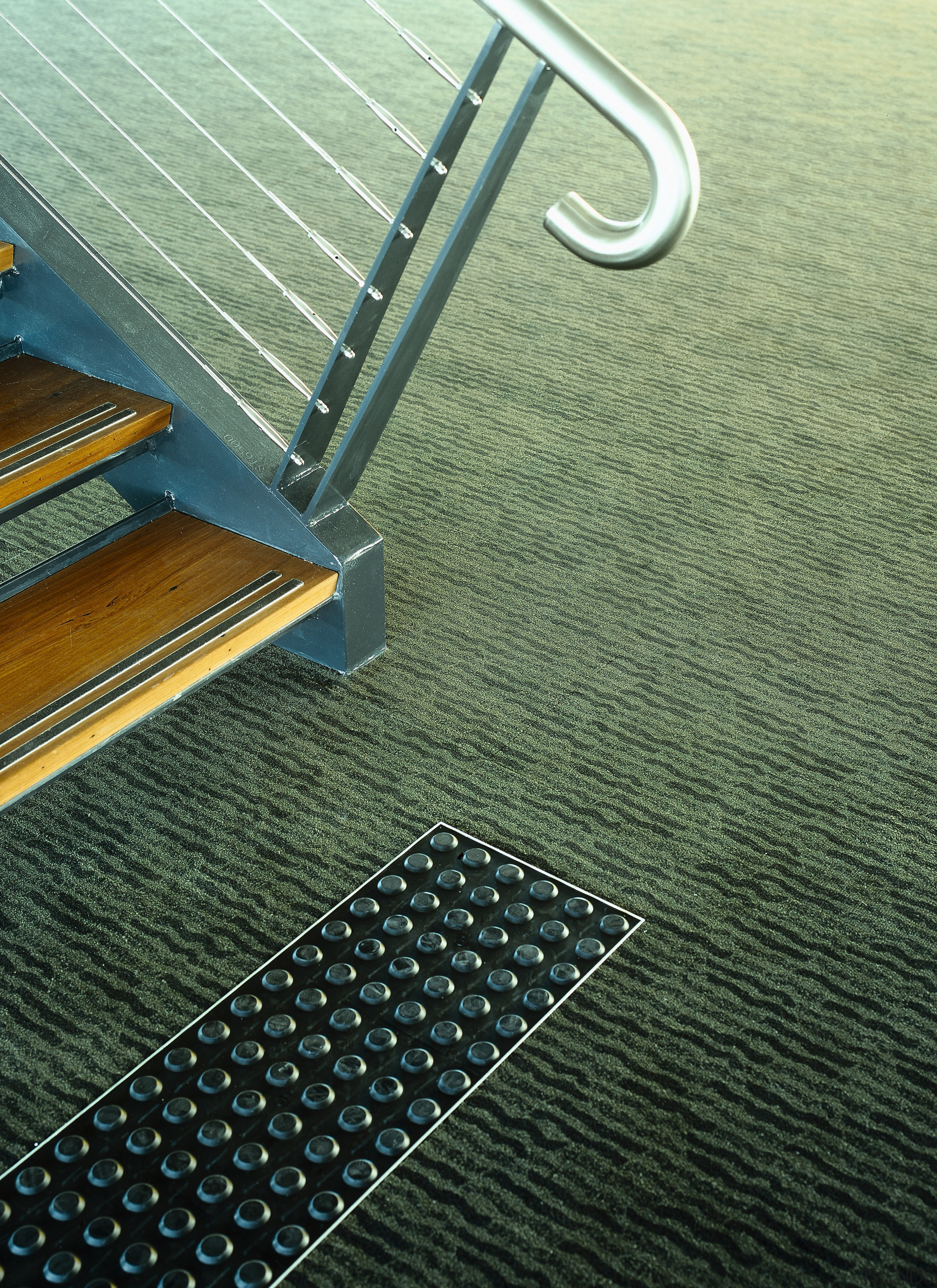 view of the carpets by onterra - view floor, line, mesh, metal, green, black