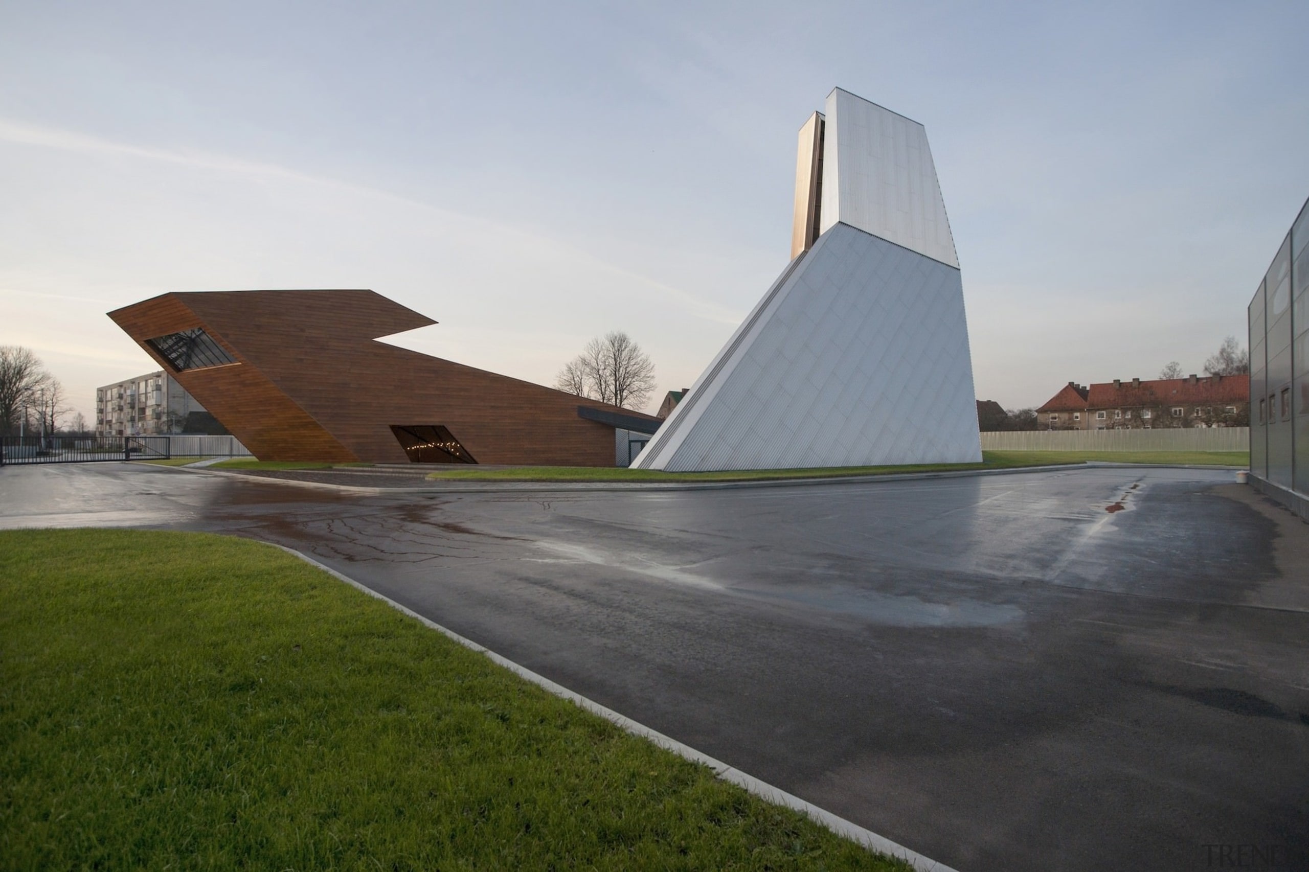 New brandy warehouse by TOTEMENT/PAPER - New brandy architecture, building, sky, gray