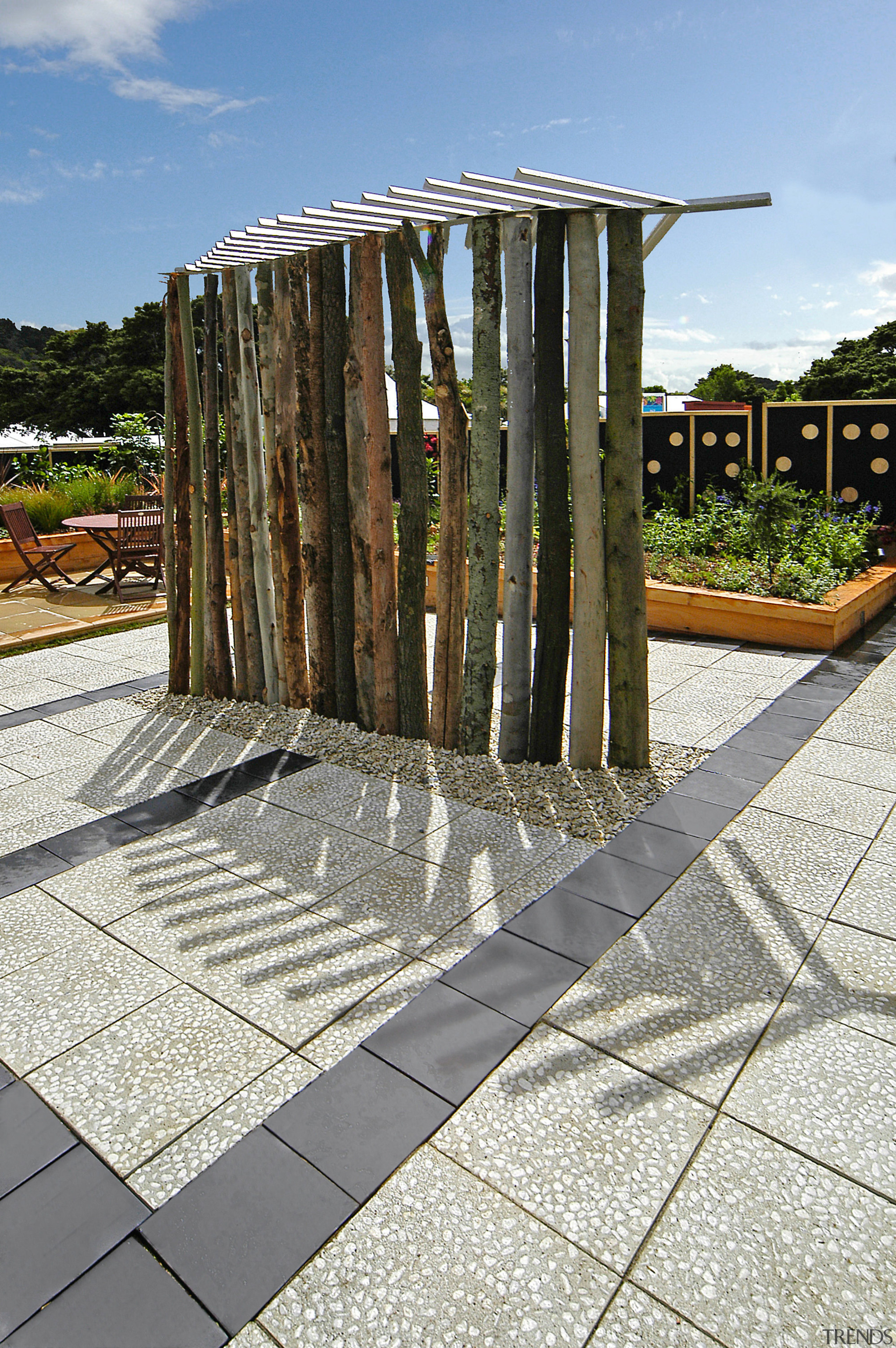 A viewof some paving. - A viewof some architecture, outdoor structure, road surface, structure, walkway, white