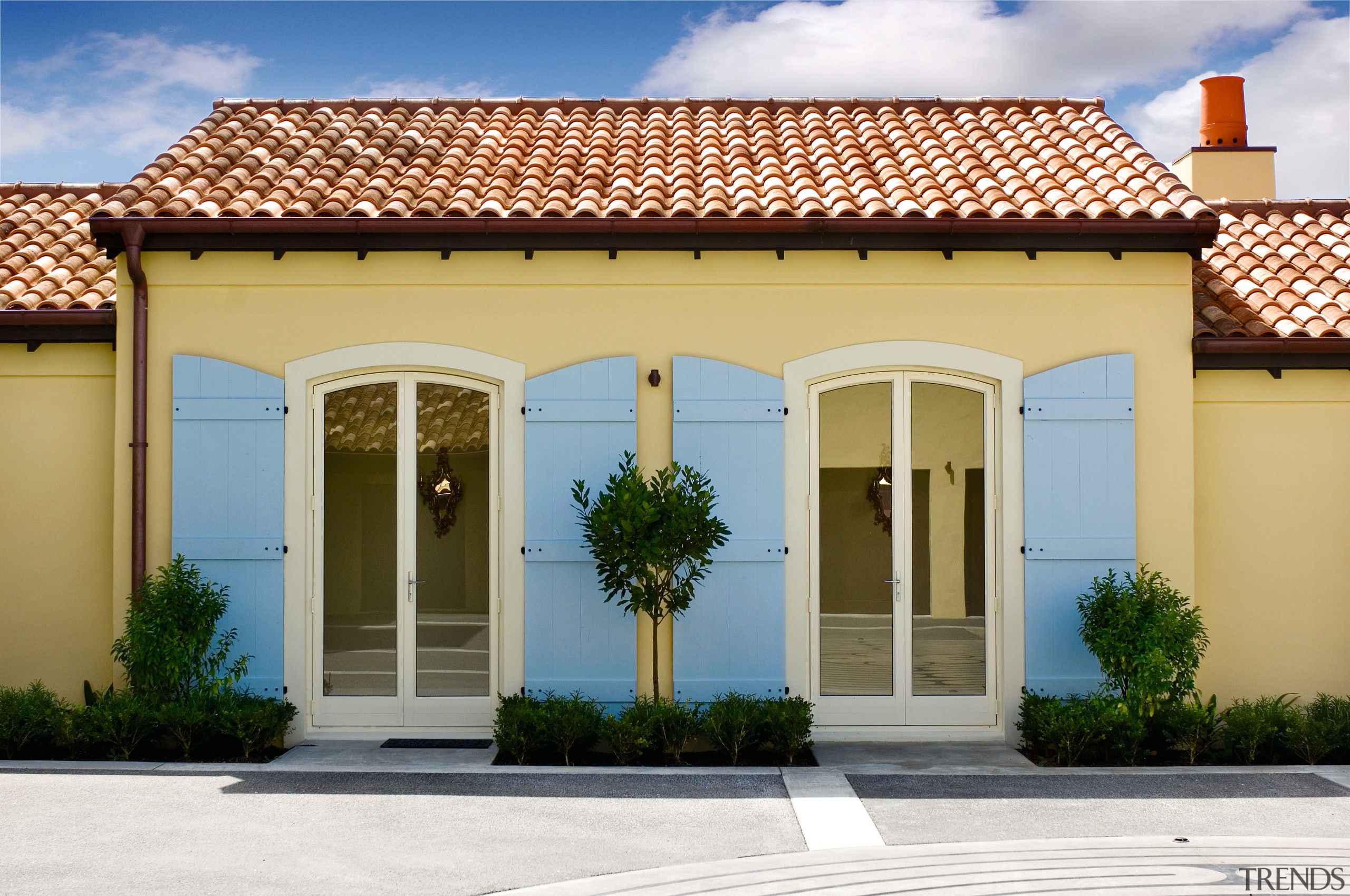 A view of a home built by Nautica building, door, estate, facade, home, house, property, real estate, residential area, window