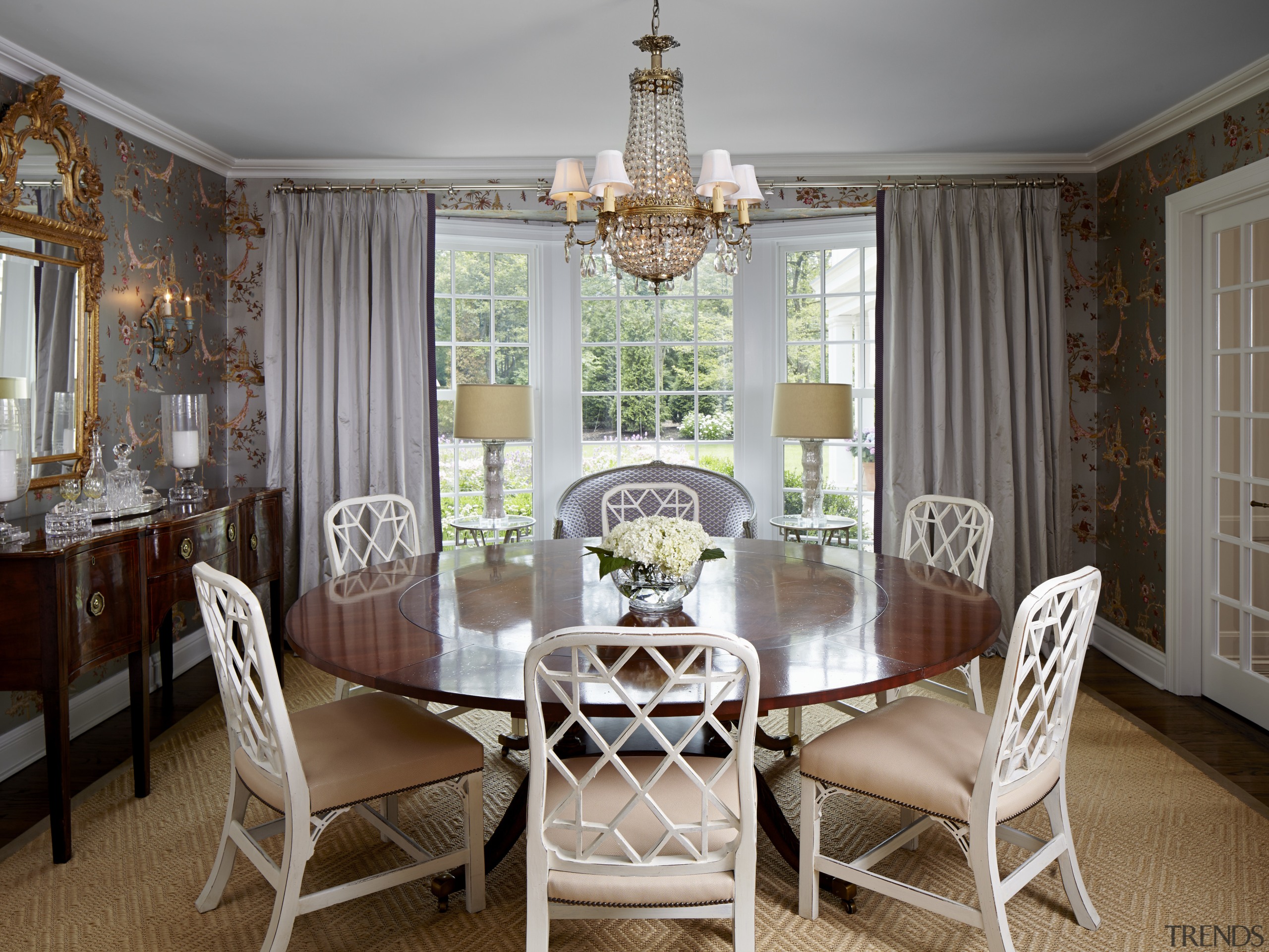 On this remodel project by Burns &amp; Beyerl chair, dining room, estate, furniture, home, interior design, living room, real estate, room, table, window, window treatment, gray