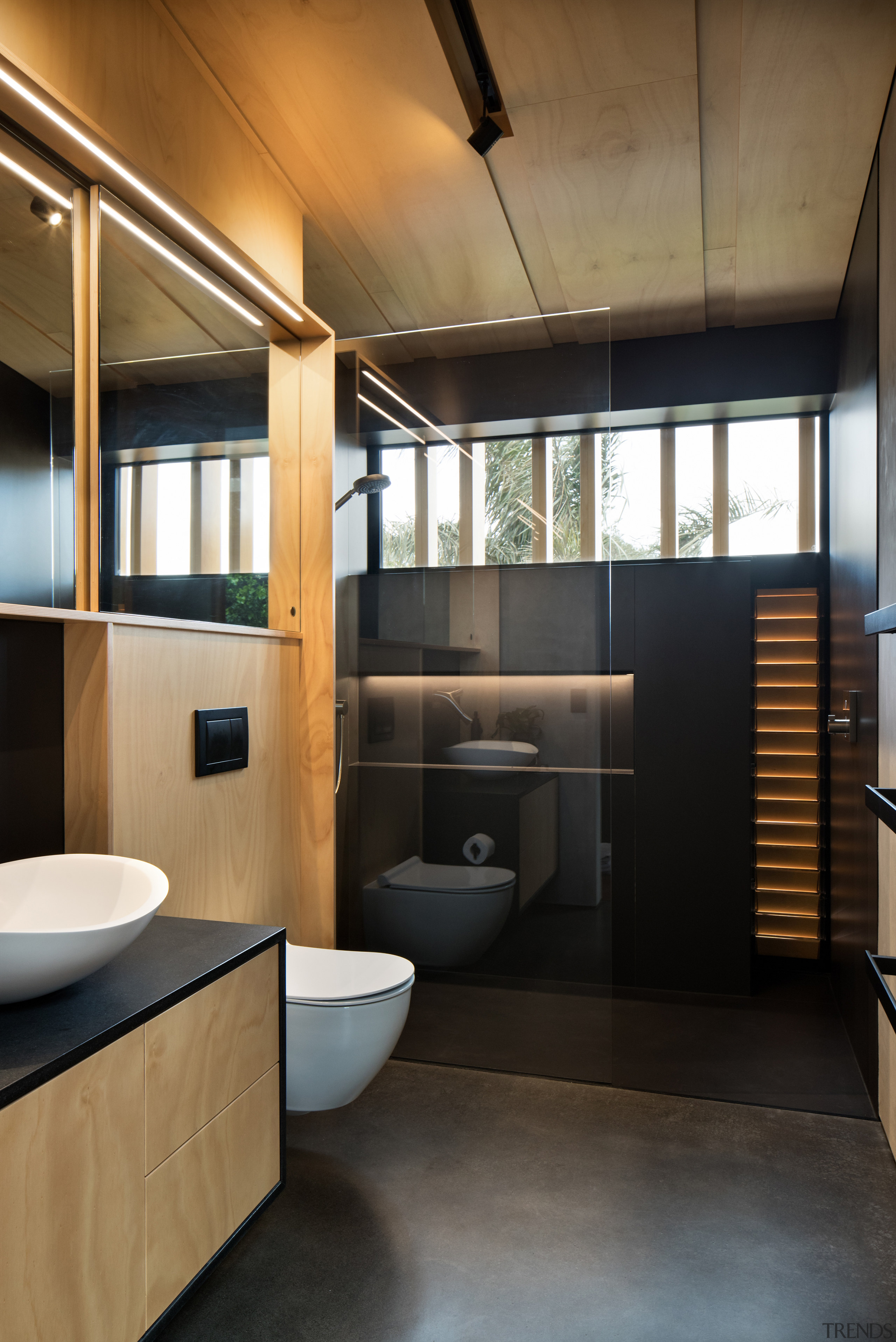 Strachan Group Architects – Highly Commended – TIDA architecture, bathroom, floor, interior design, black, brown